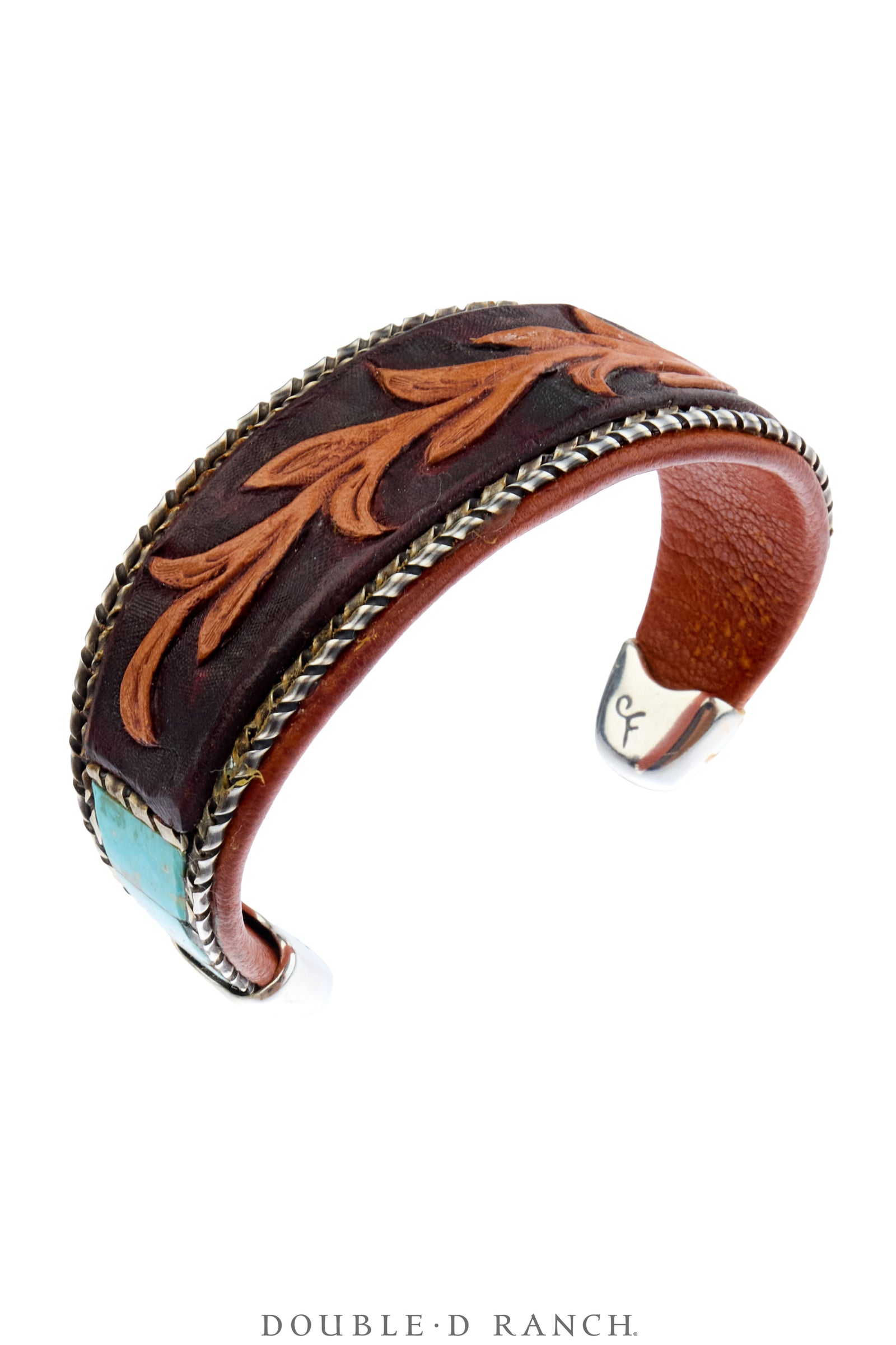 Cuff, Inlay, Leather Lined, Artisan, Contemporary, 4215