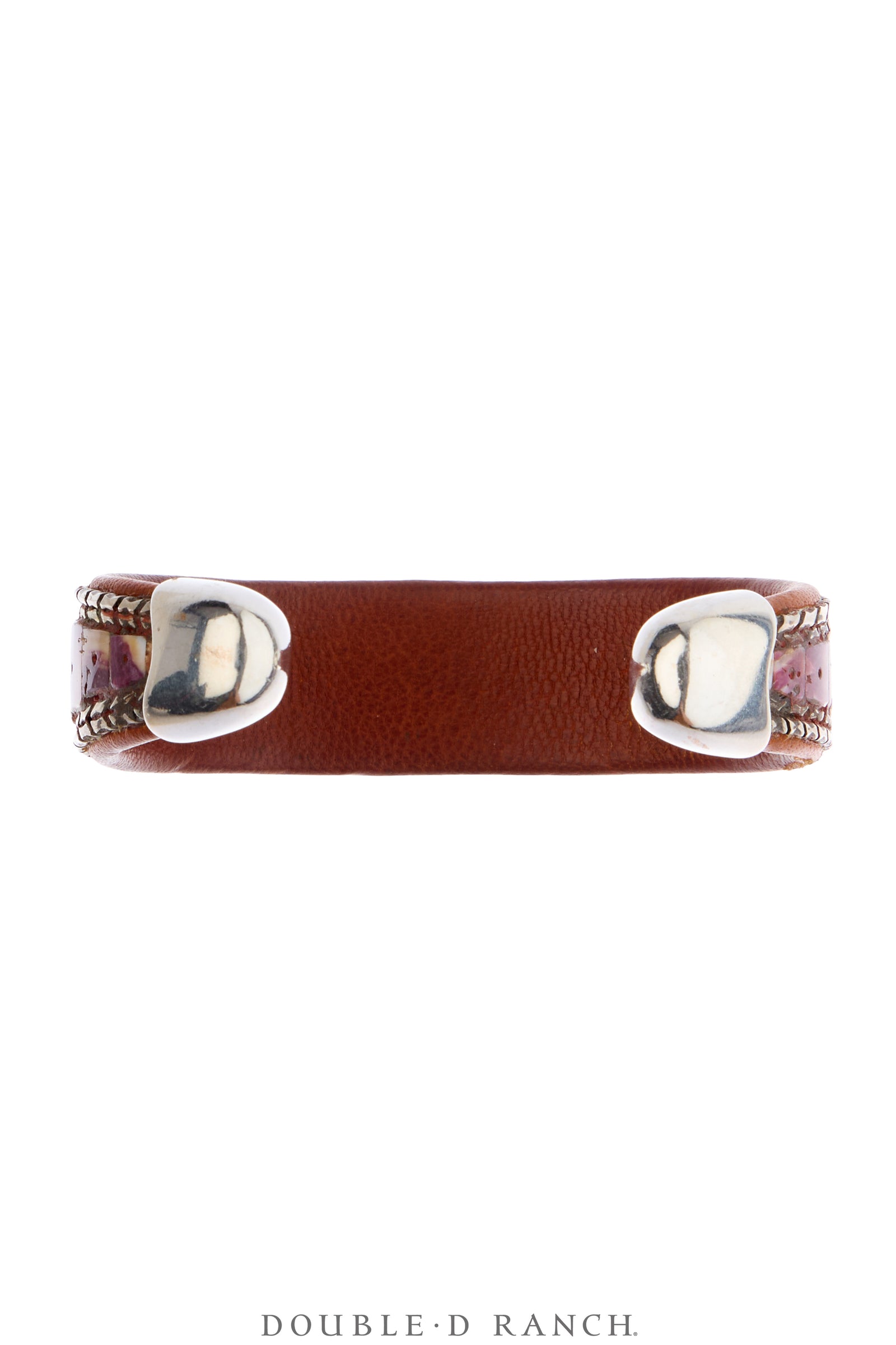 Cuff, Inlay, Turquoise & Mixed Stones, Leather Lined, Artisan, Charlie Favour, Contemporary, 4219