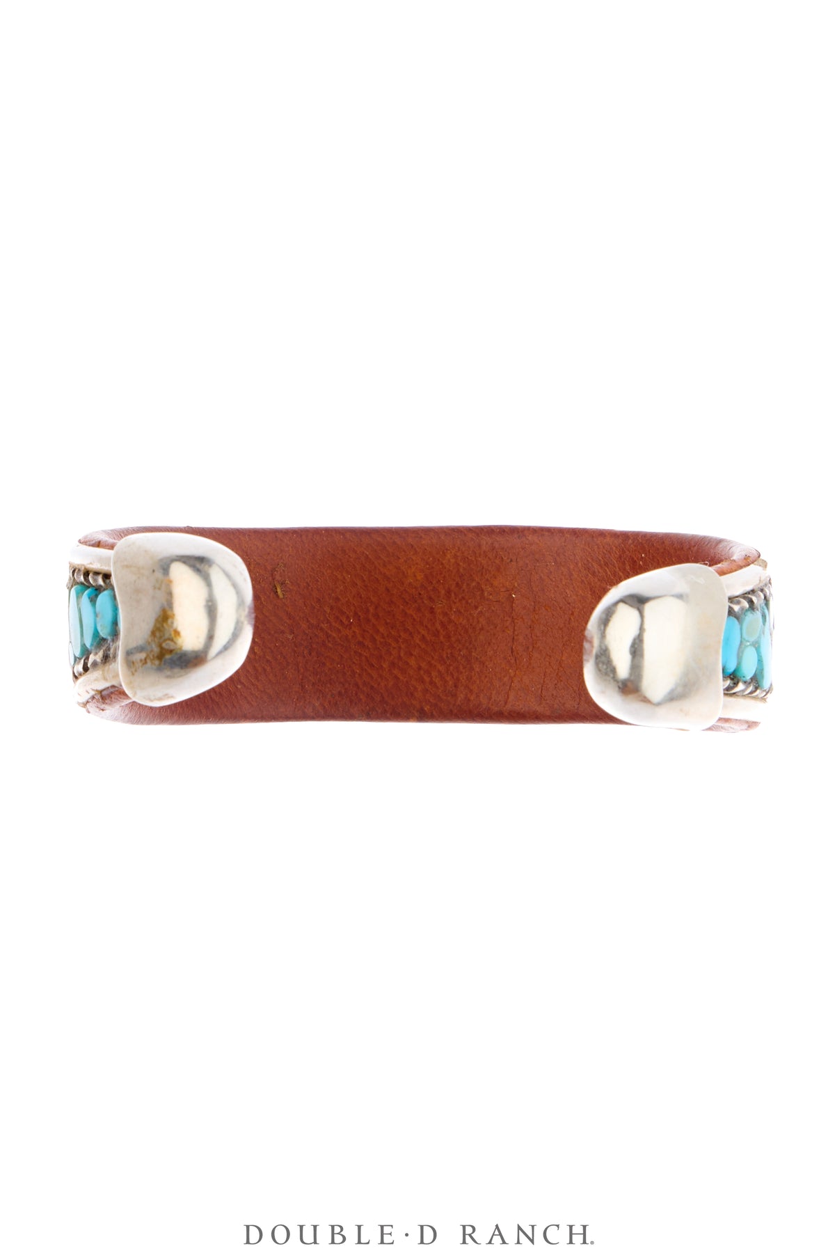 Cuff, Inlay, Turquoise & Spiny Oyster, Leather Lined, Artisan, Charlie Favour, Contemporary, 4221