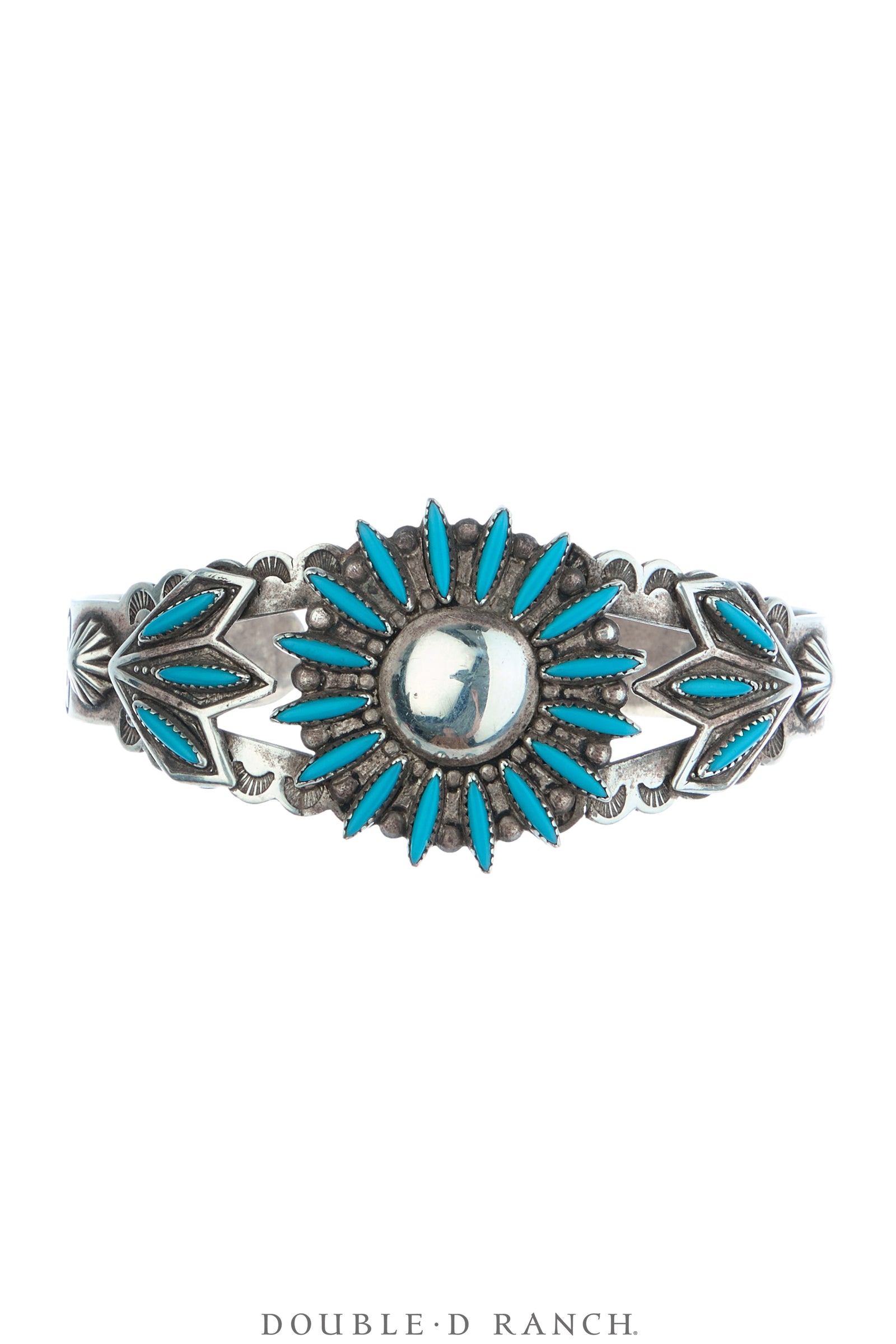 Cuff, Fred Harvey Railroad Era, Turquoise, Vintage, 4241