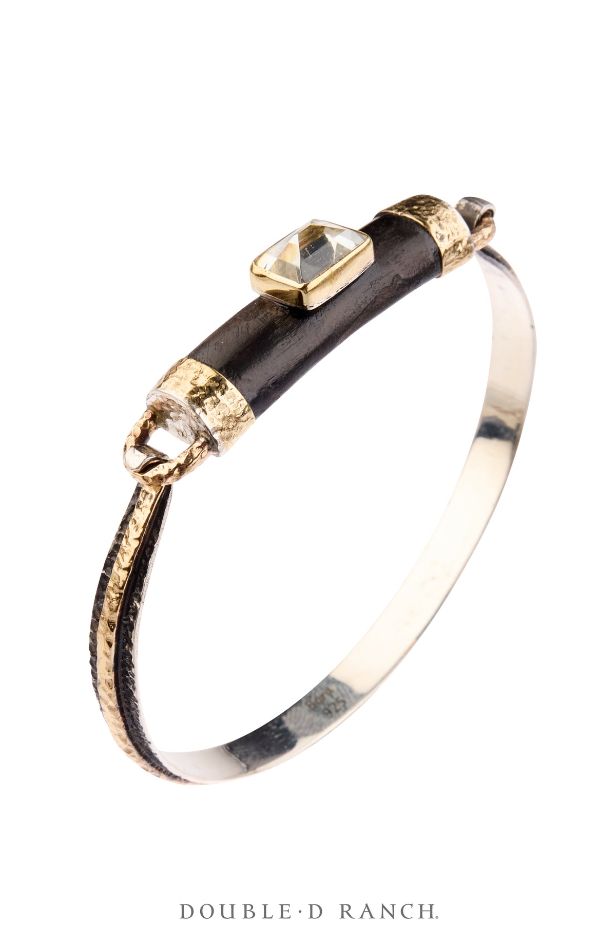 Bracelet, Faceted Jewels, Sterling Silver Oxidized, Jewels, Hallmark, Contemporary, 4266