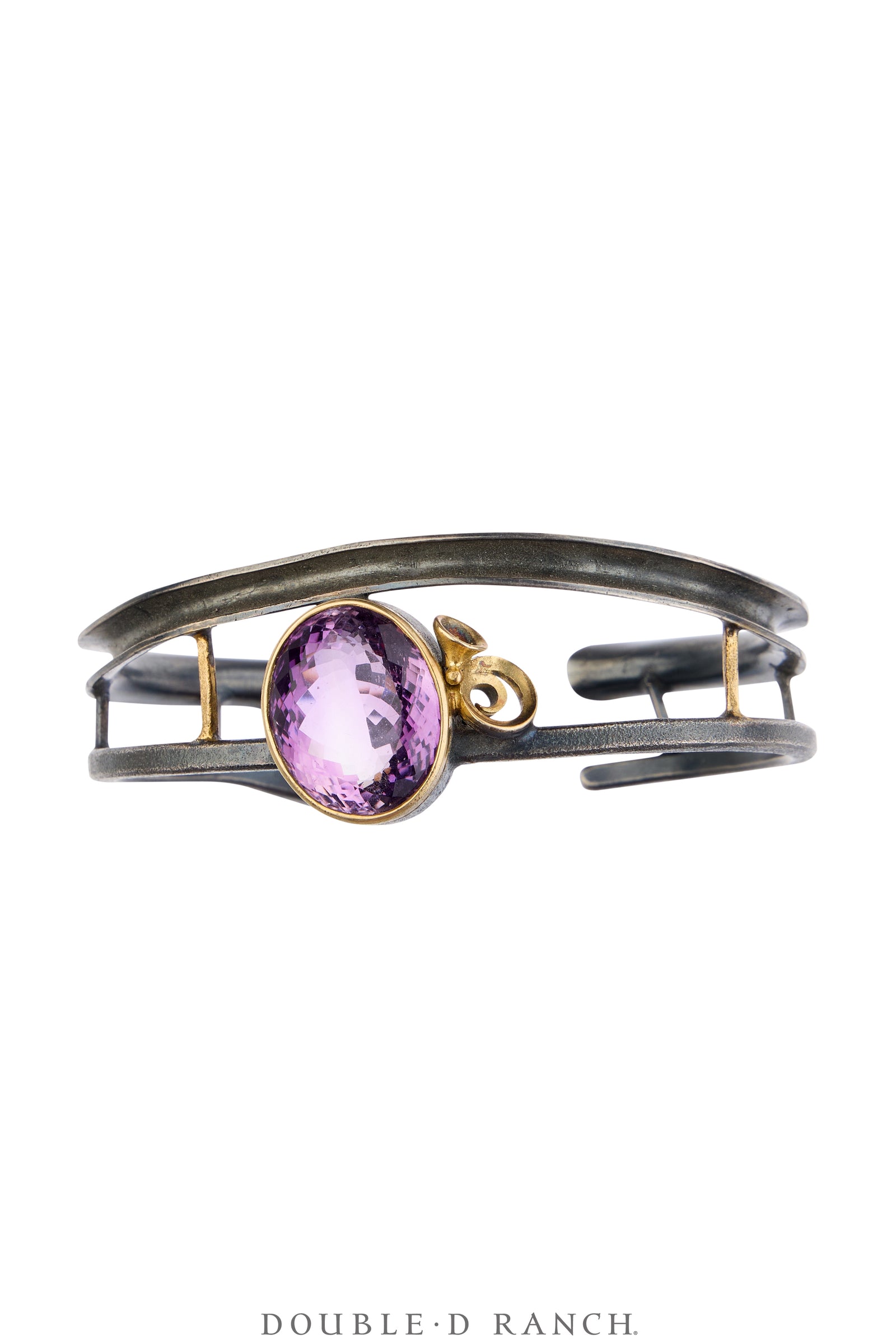 Bracelet, Faceted Jewels, Sterling Silver Oxidized, Jewels, Hallmark, Contemporary, 4273