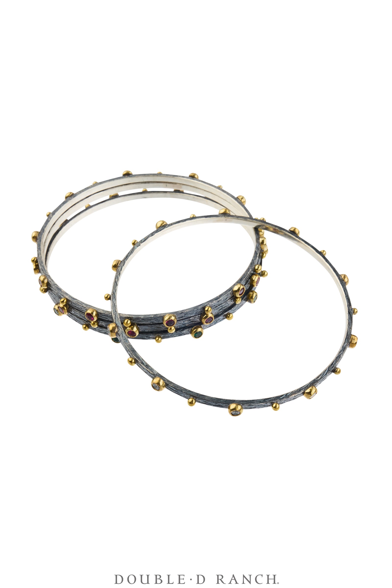 Bracelet, Faceted Jewels, Sterling Silver Oxidized, Jewels, Hallmark, Contemporary, 4275B