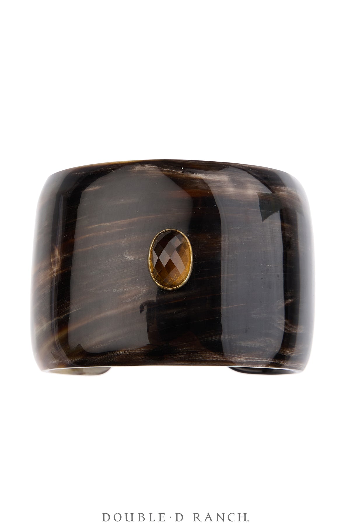Cuff, Novelty, Horn, Faceted Citrine Jewels, Contemporary, 4283