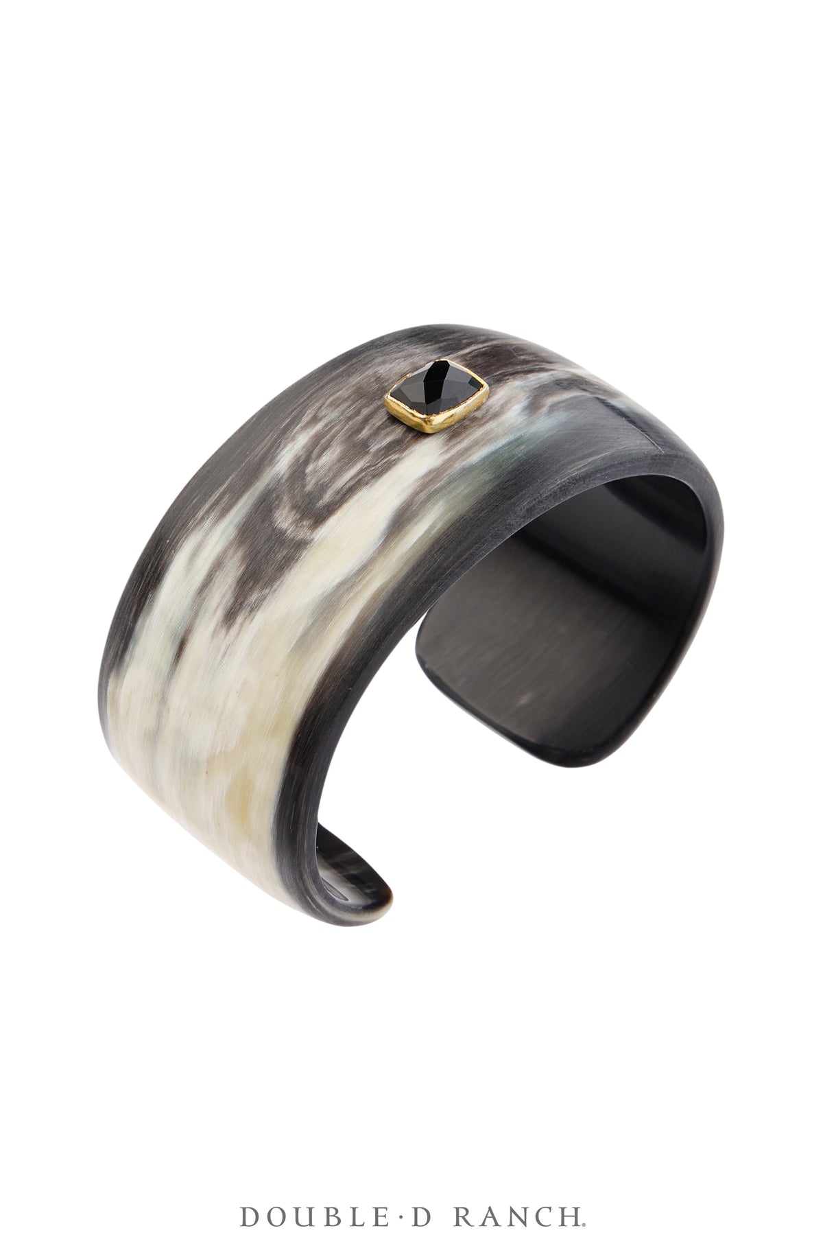 Cuff, Novelty, Horn, Faceted Jewels, Onyx, Contemporary, 4287