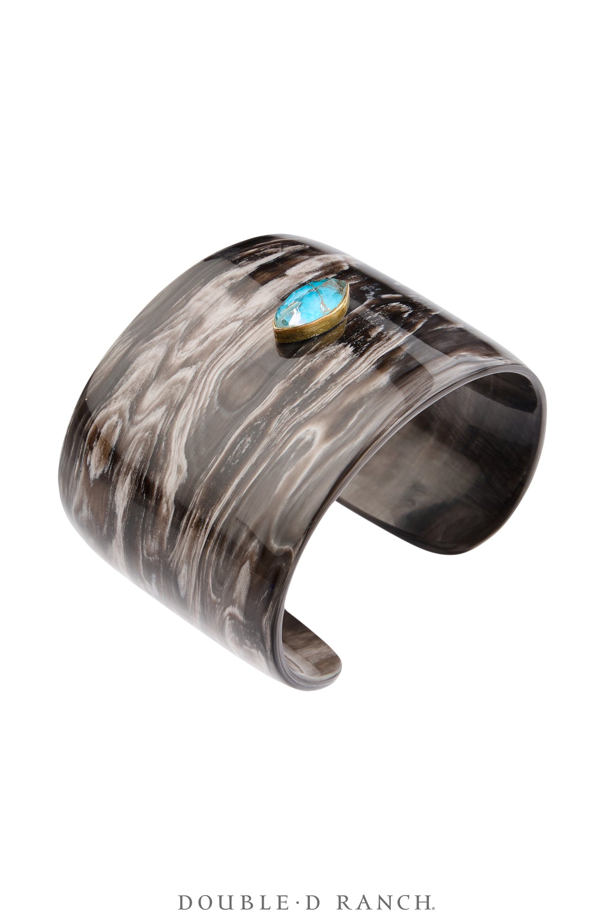 Cuff, Novelty, Horn, Faceted Labradorite Jewels, Contemporary, 4289