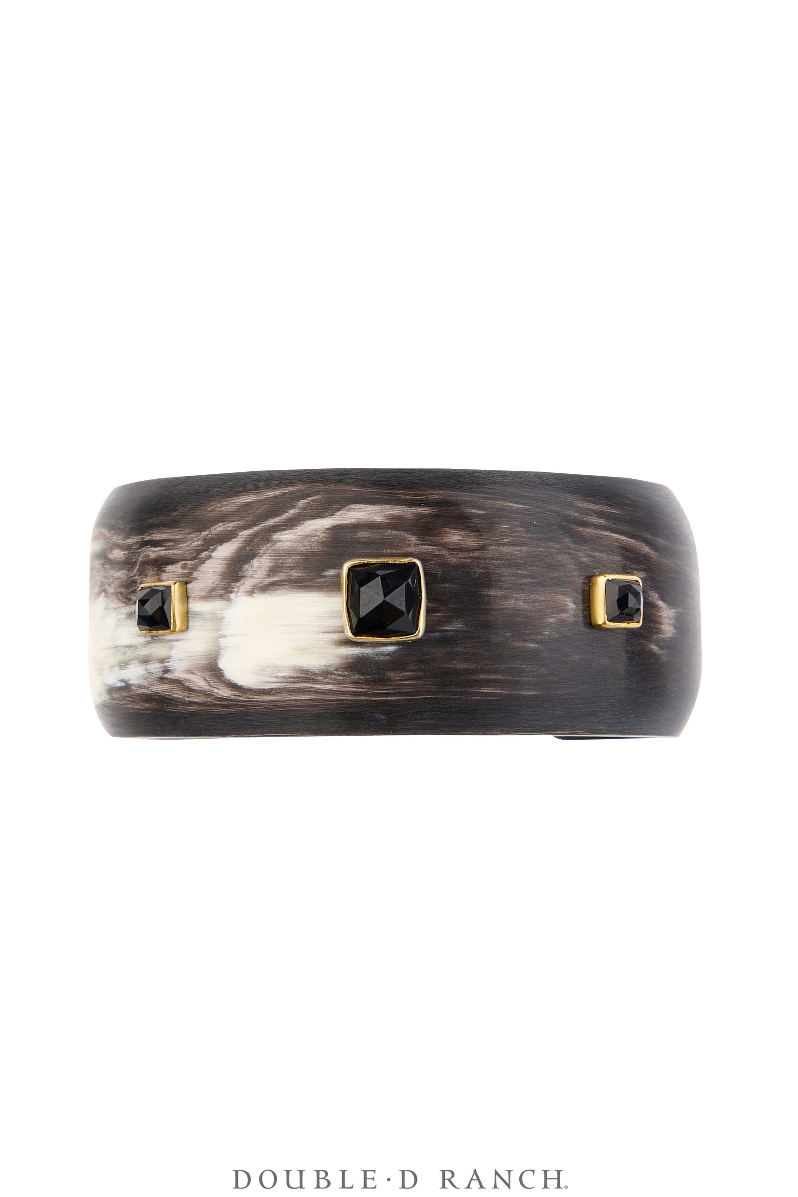 Cuff, Novelty, Horn, Faceted Jewels, Onyx, Contemporary, 4292