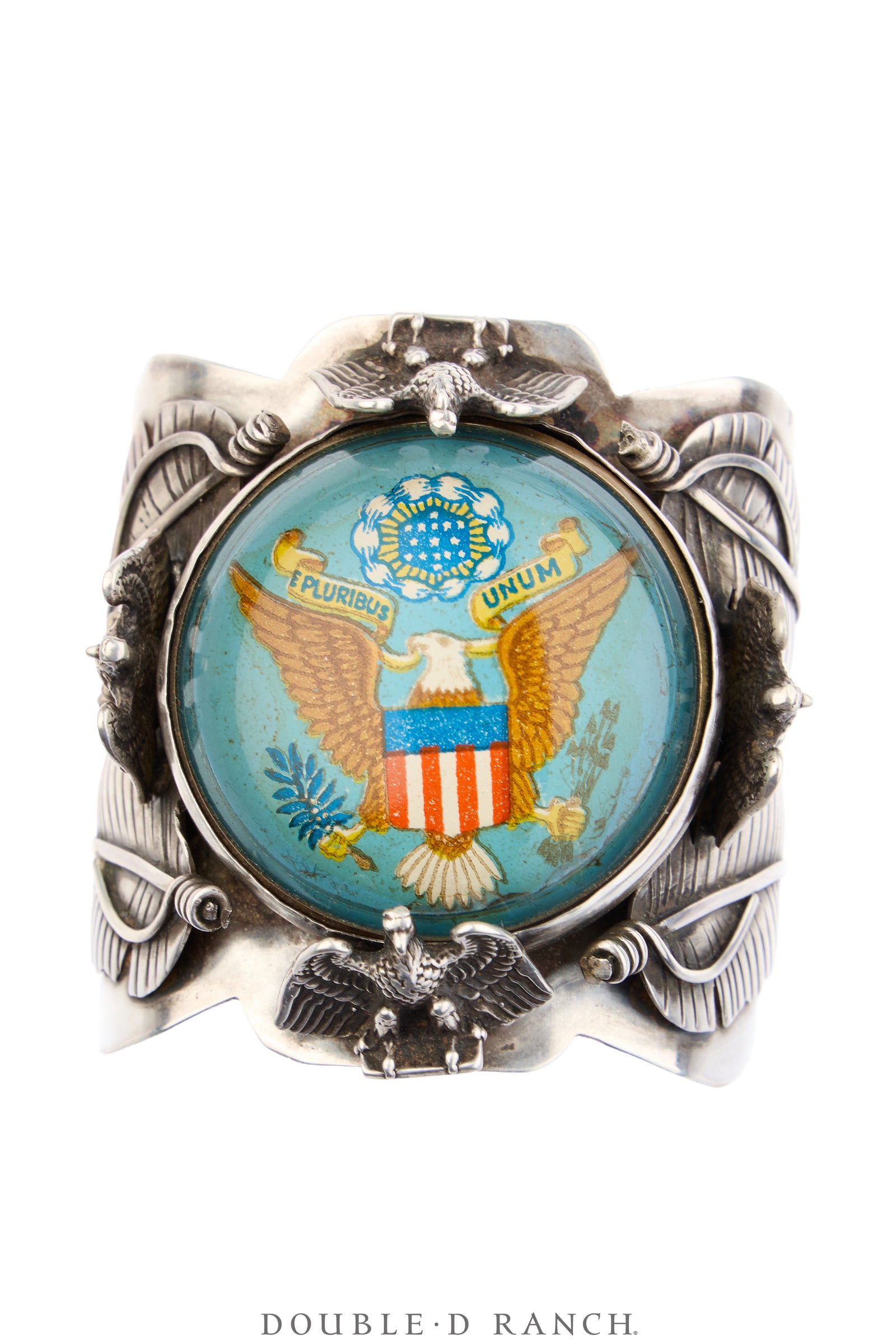 Cuff, Novelty, Bridle Rosette, American Eagle, Hallmark, Contemporary, 4302