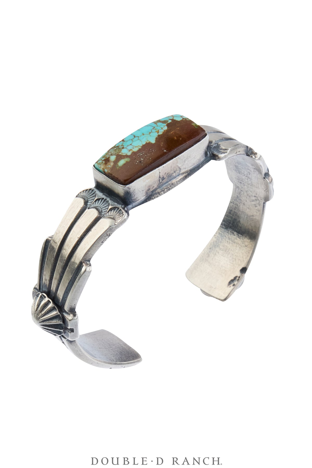Cuff, Natural Stone, Turquoise, Single Stone, Hallmark, Contemporary, 4319
