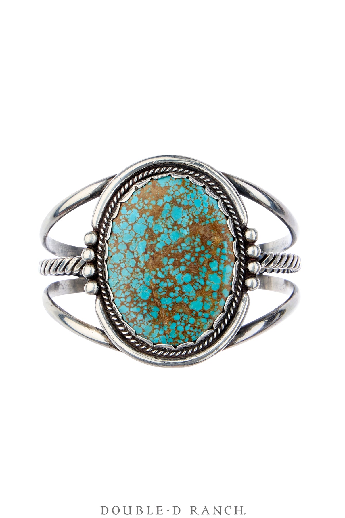 Cuff, Natural Stone, Turquoise, Sans Hallmark, Vintage ‘60s, 4325