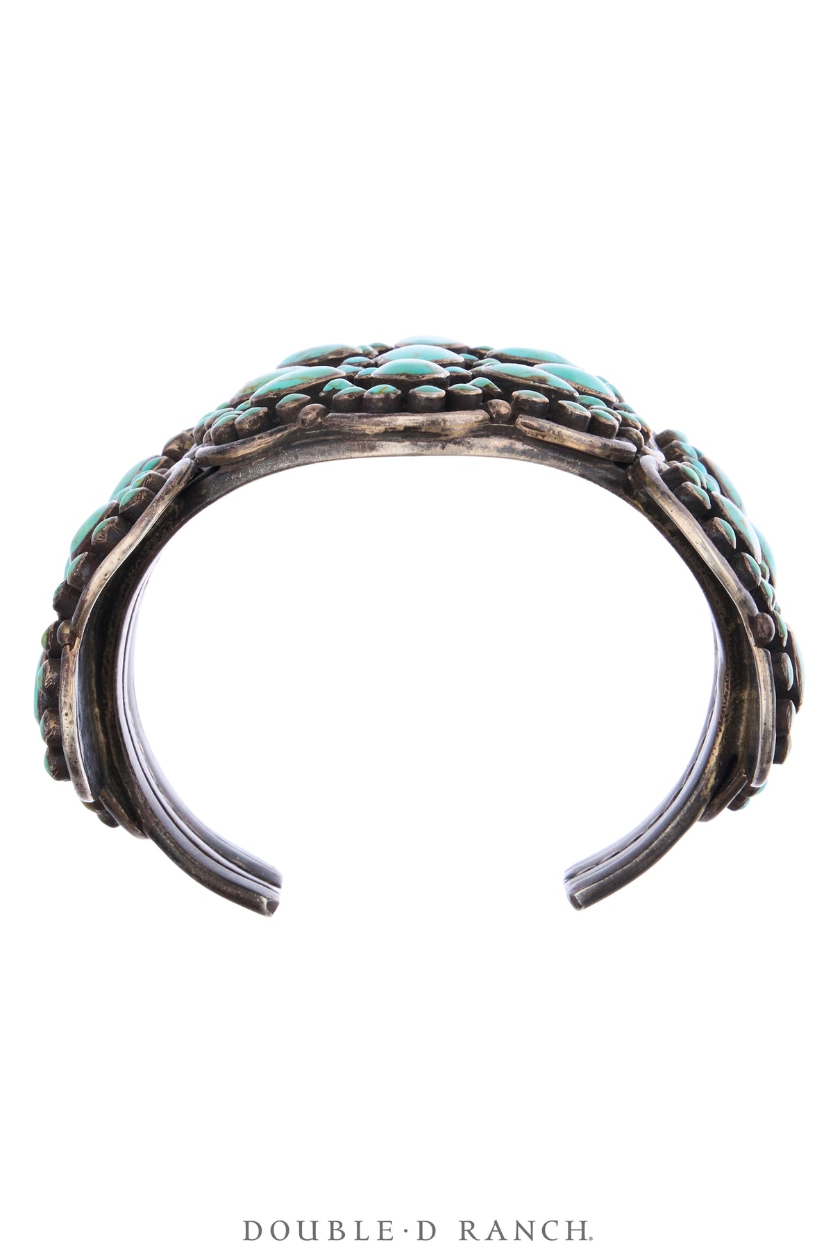 Cuff, Cluster, Turquoise, Museum Grade, Sans Hallmark, Vintage, 4327
