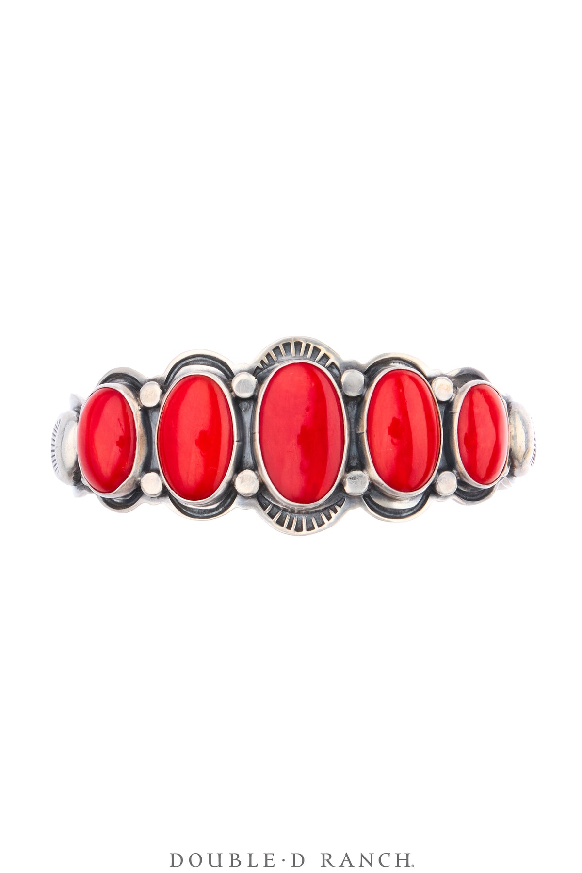 Cuff, Natural Stone, Coral, Hallmark, Vintage, 4329