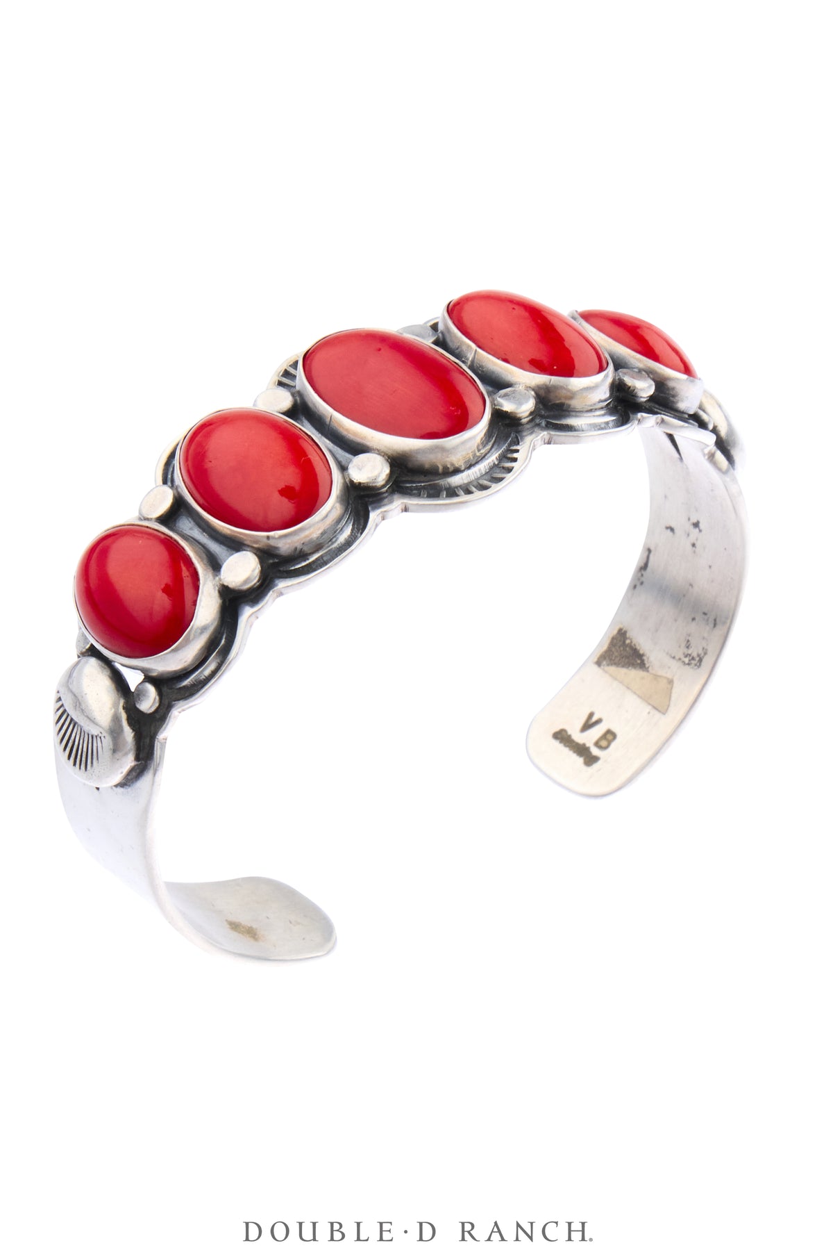 Cuff, Natural Stone, Coral, Hallmark, Vintage, 4329