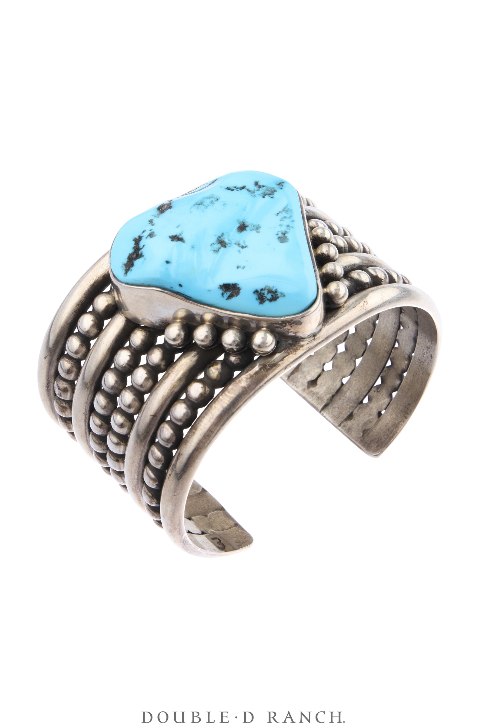 Cuff, Natural Stone, Turquoise, High Quality, Award Winning Mike Bird-Romero Hallmark, Vintage, 4331