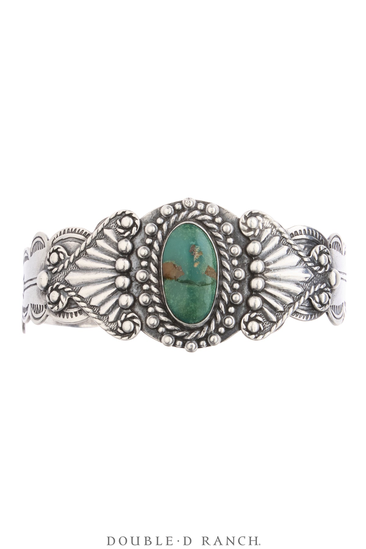 Cuff, Fred Harvey Railroad Era, Turquoise, Hallmark, Vintage, 4346