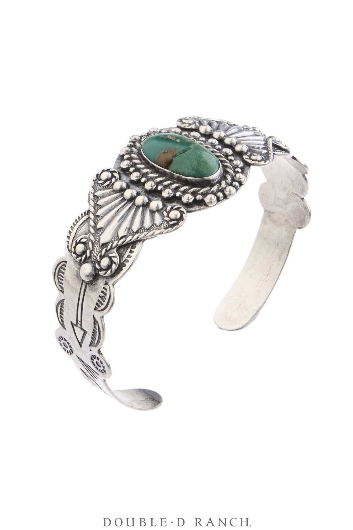Cuff, Fred Harvey Railroad Era, Turquoise, Hallmark, Vintage, 4346