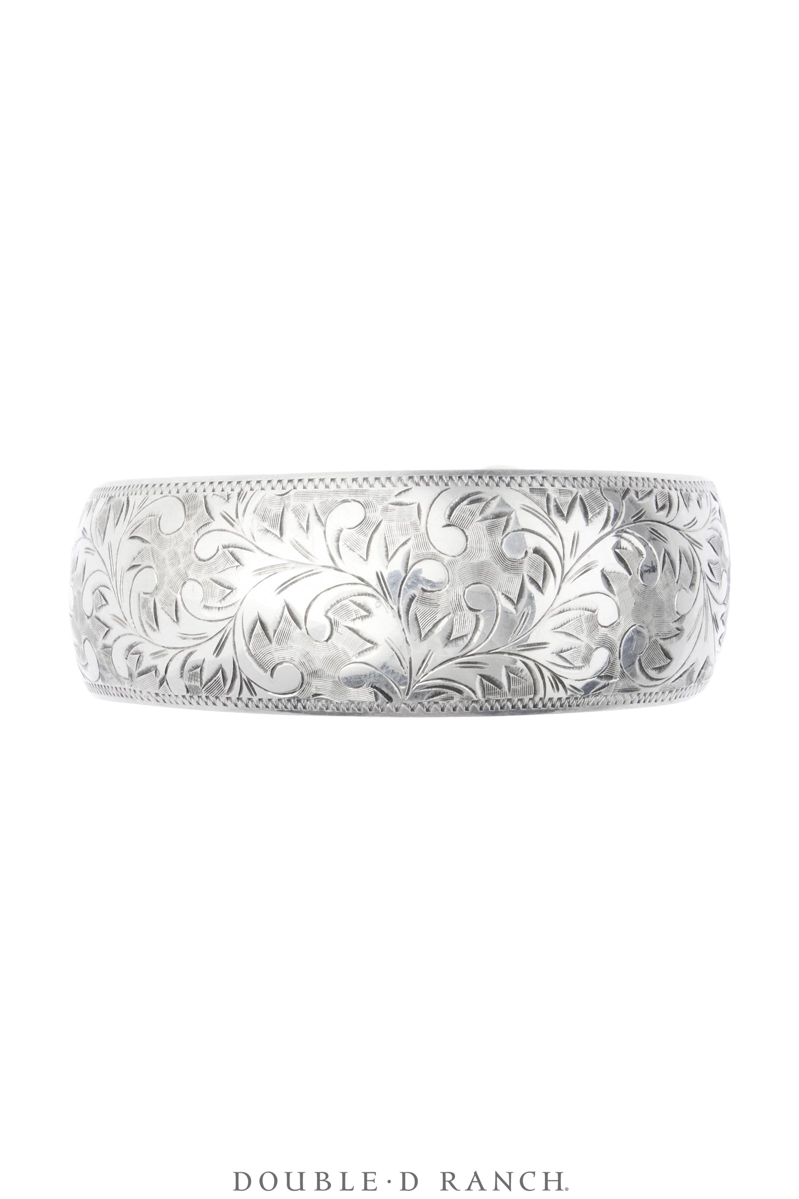 Cuff, Engraved, Western Scrollwork, Thistle Design, Hallmark, Vintage, 4366