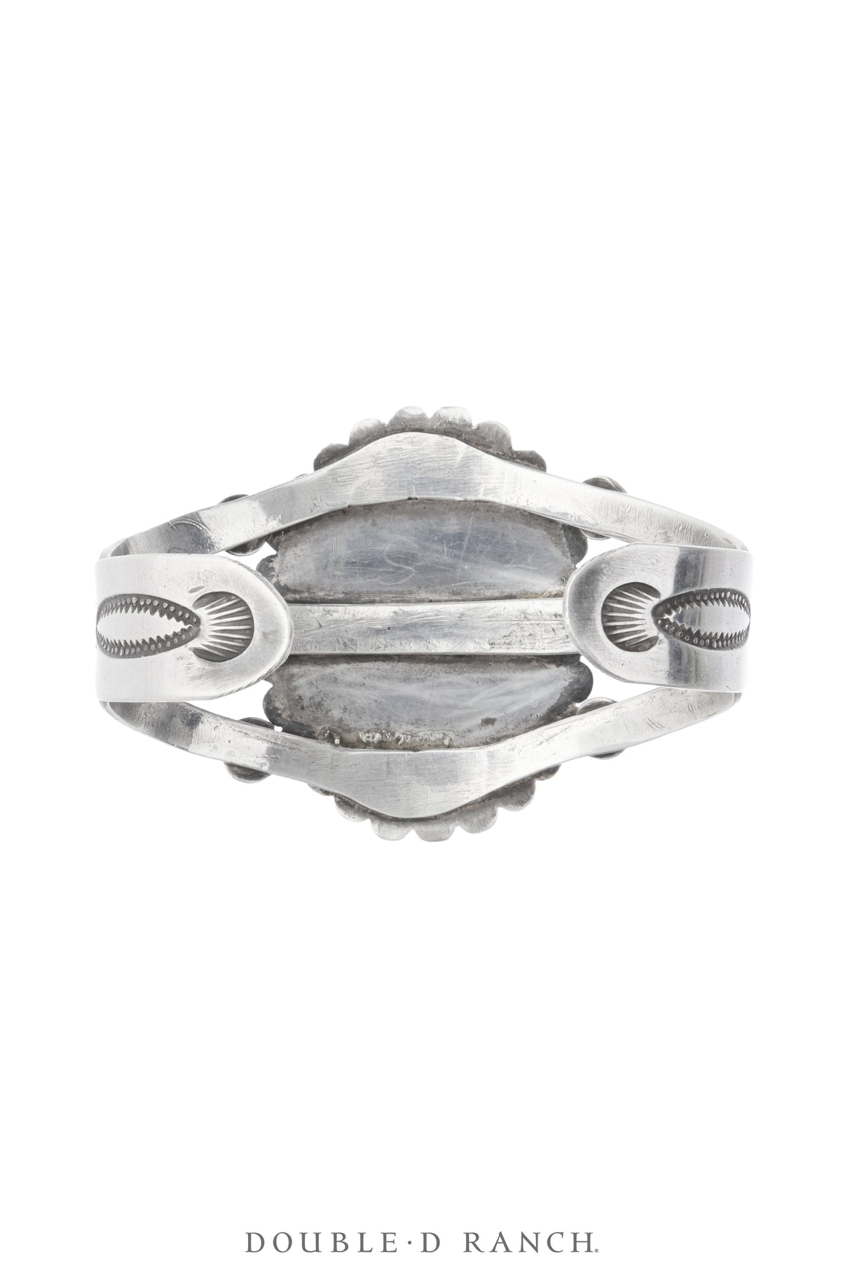 Cuff, Statement, Agate & Sterling Silver, Hallmark, Vintage, 4375