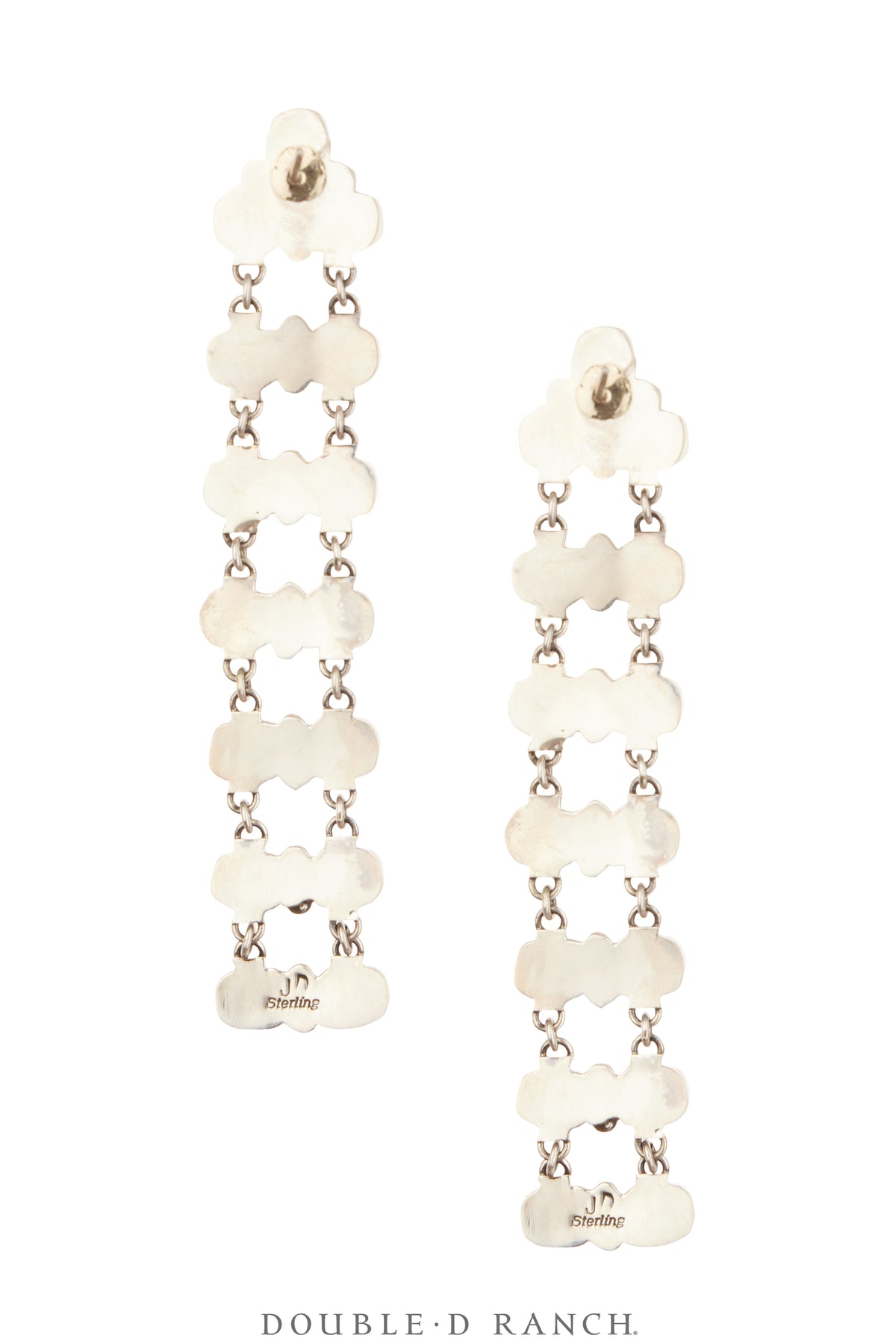 Earrings, Tiered, Turquoise, Hallmark, Vintage, 2160