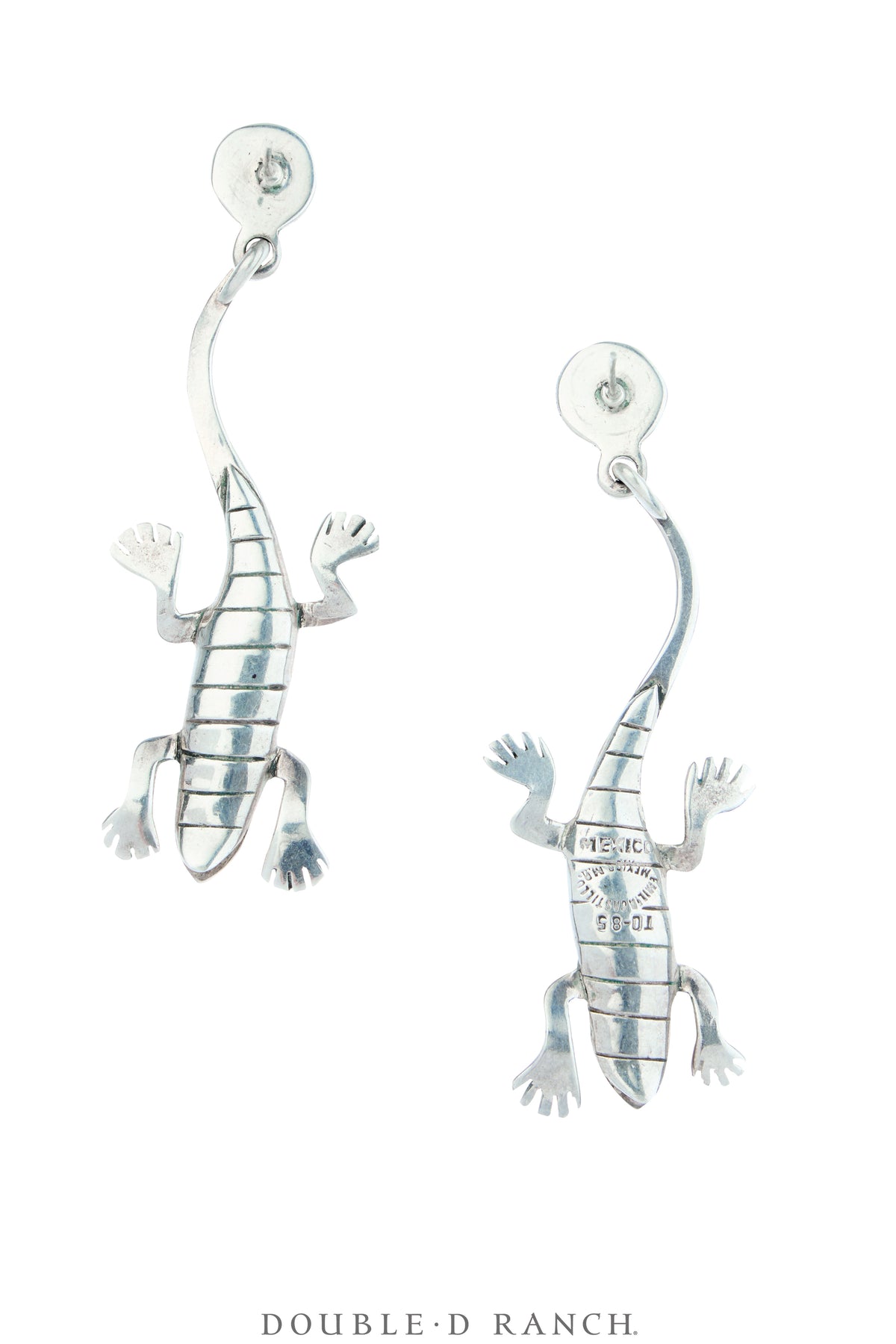 Earrings, Novelty, Turquoise, Lizards, Hallmark, Vintage, 2244
