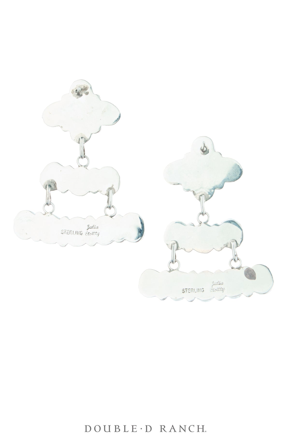 Earrings, Chandelier, Turquoise, High Grade Stones, Hallmark, Contemporary, 2255