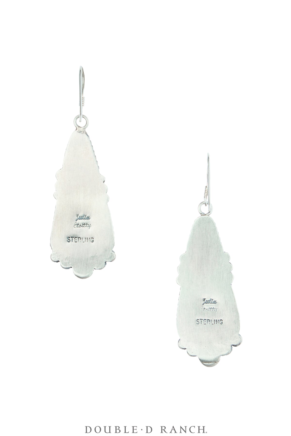 Earrings, Drops, Turquoise, Boulder Ribbon Mine, Hallmark, Contemporary, 2263