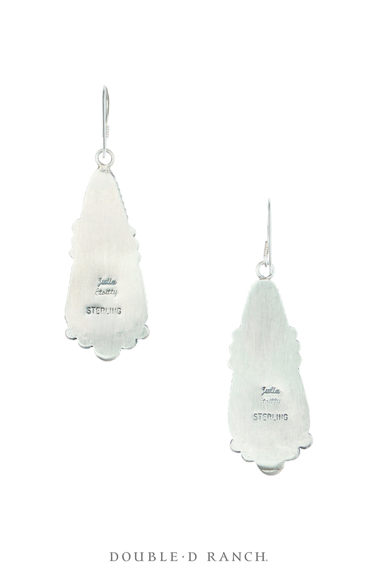 Earrings, Drops, Turquoise, Boulder Ribbon Mine, Hallmark, Contemporary, 2263
