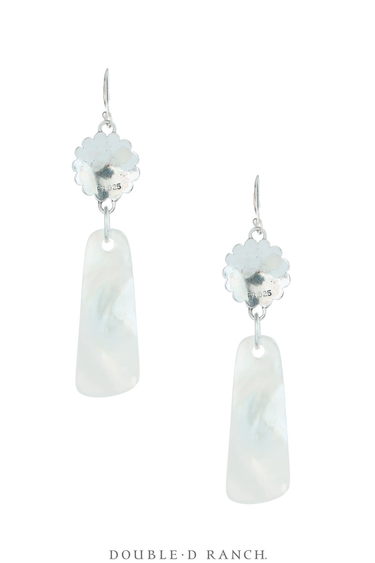 Earrings, Slab, Abalone & Turquoise, Artisan, Contemporary, 2284