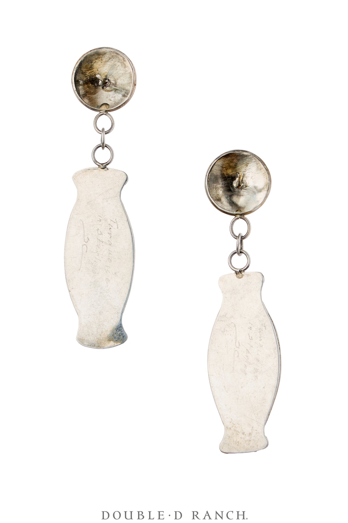Earrings, Drop, Turquoise, Mark, Vintage, 2299