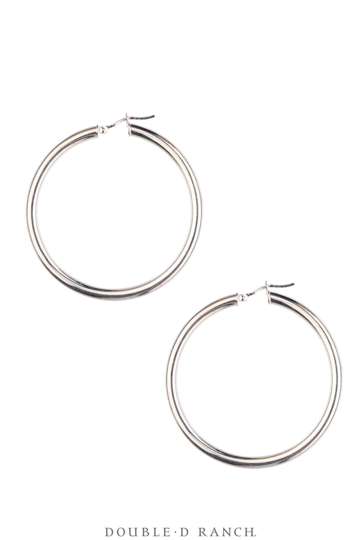 Earrings, Federico, Hoops, Sterling Silver, Large, Contemporary, 2310