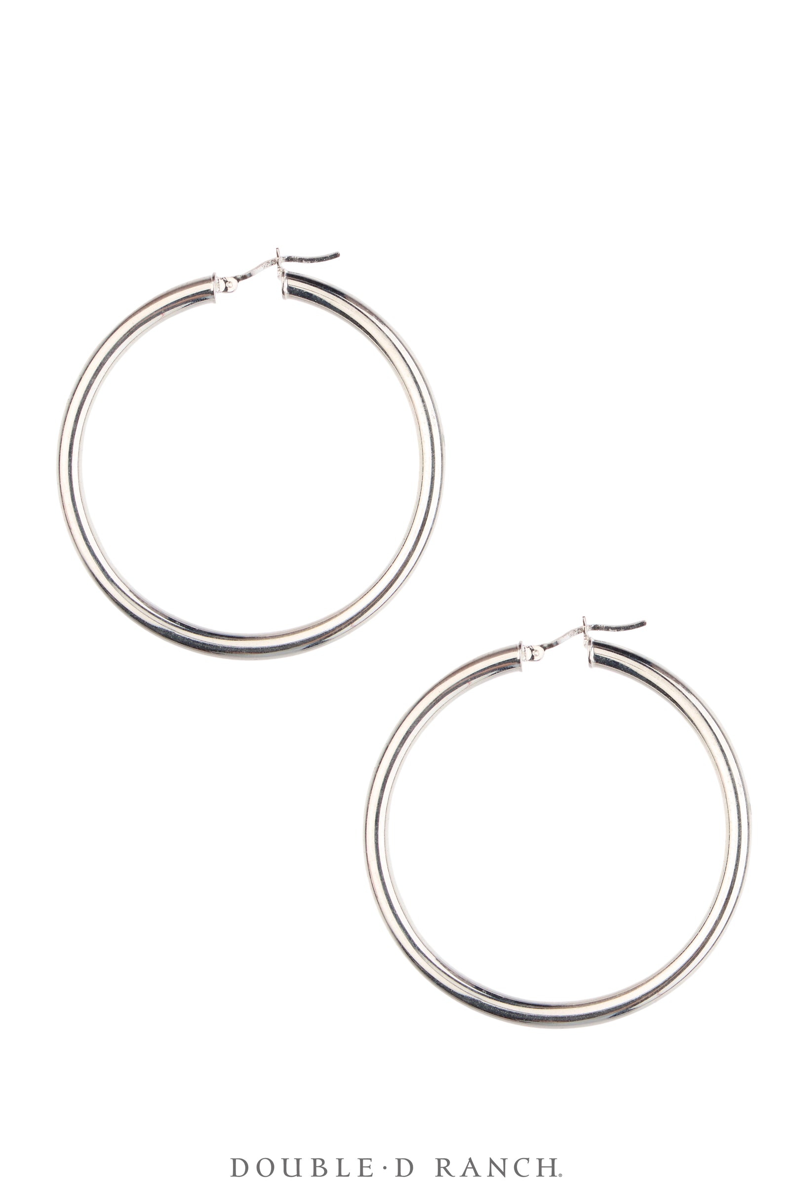 Earrings, Federico, Hoops, Sterling Silver, Large, Contemporary, 2310