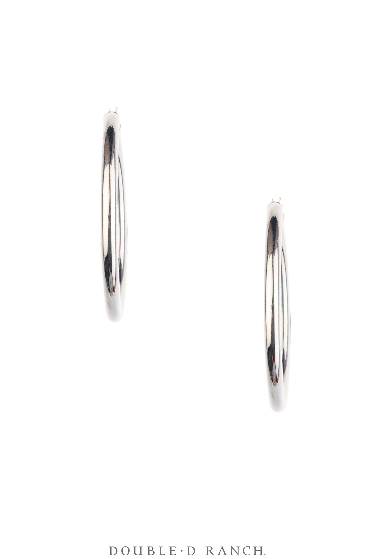 Earrings, Federico, Hoops, Sterling Silver, Large, Contemporary, 2310
