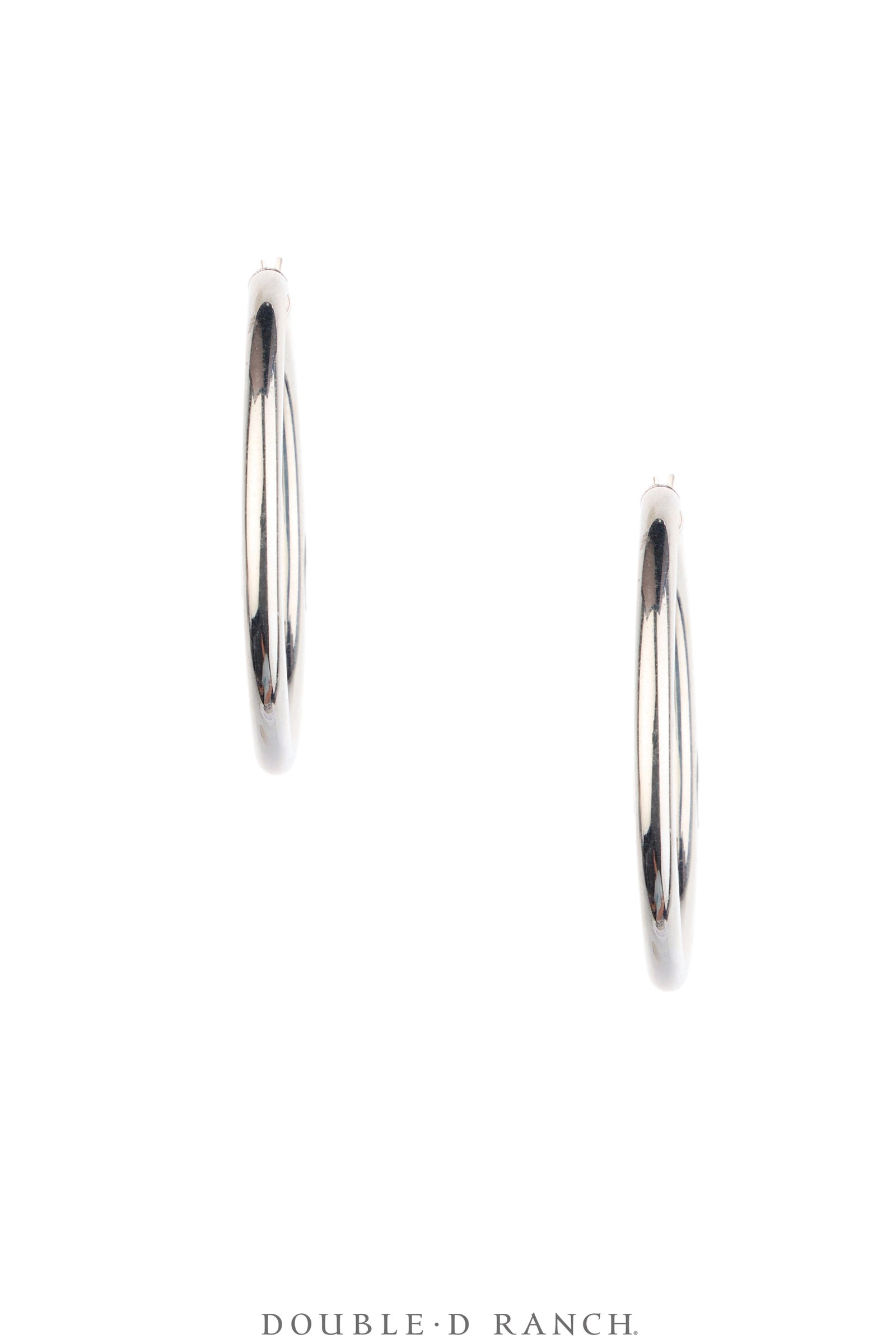 Earrings, Federico, Hoops, Sterling Silver, Large, Contemporary, 2310