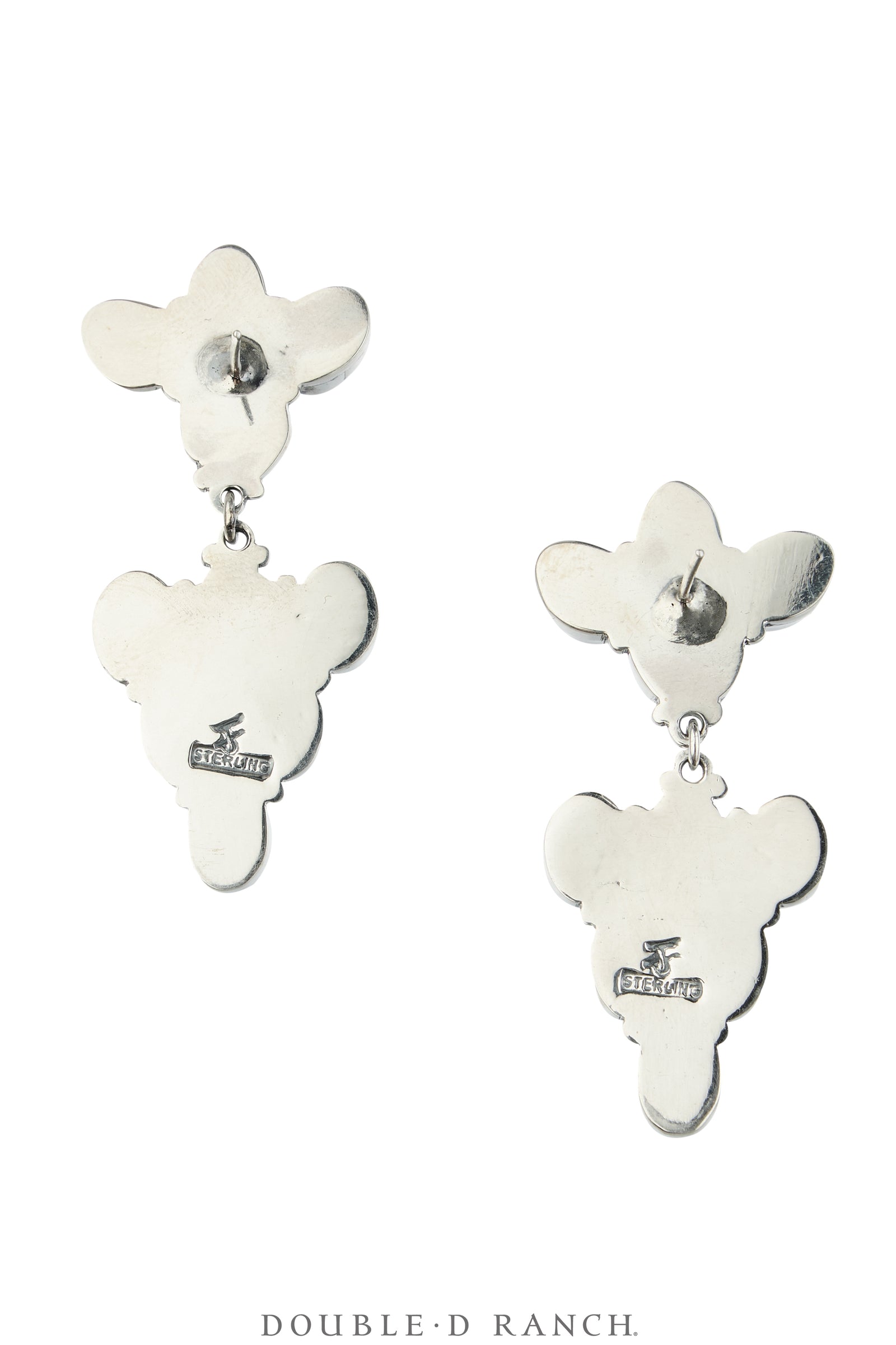 Earrings, Federico, Cluster, Turquoise, Hallmark, Contemporary, 2326