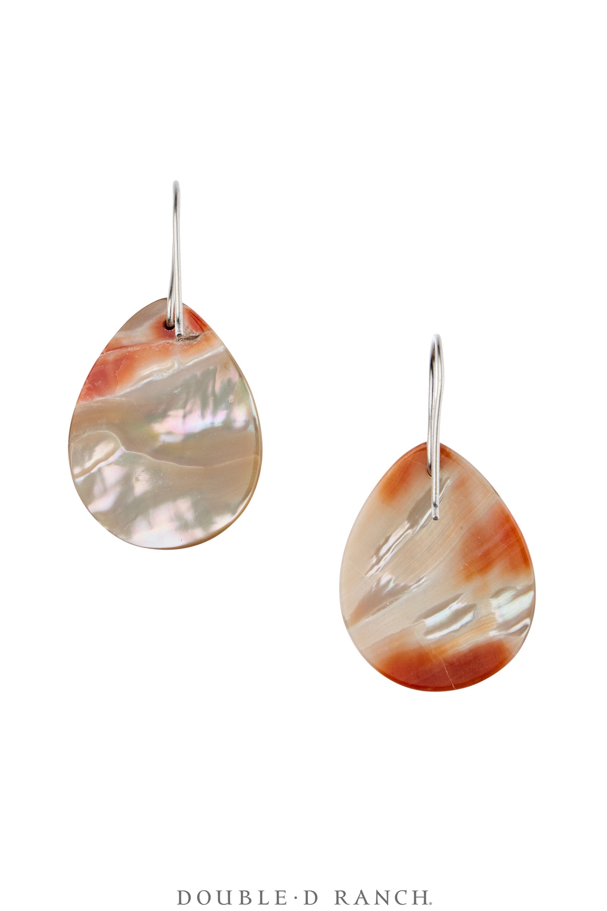Earrings, Tab, Abalone & Turquoise, Artisan, Contemporary, 2350C
