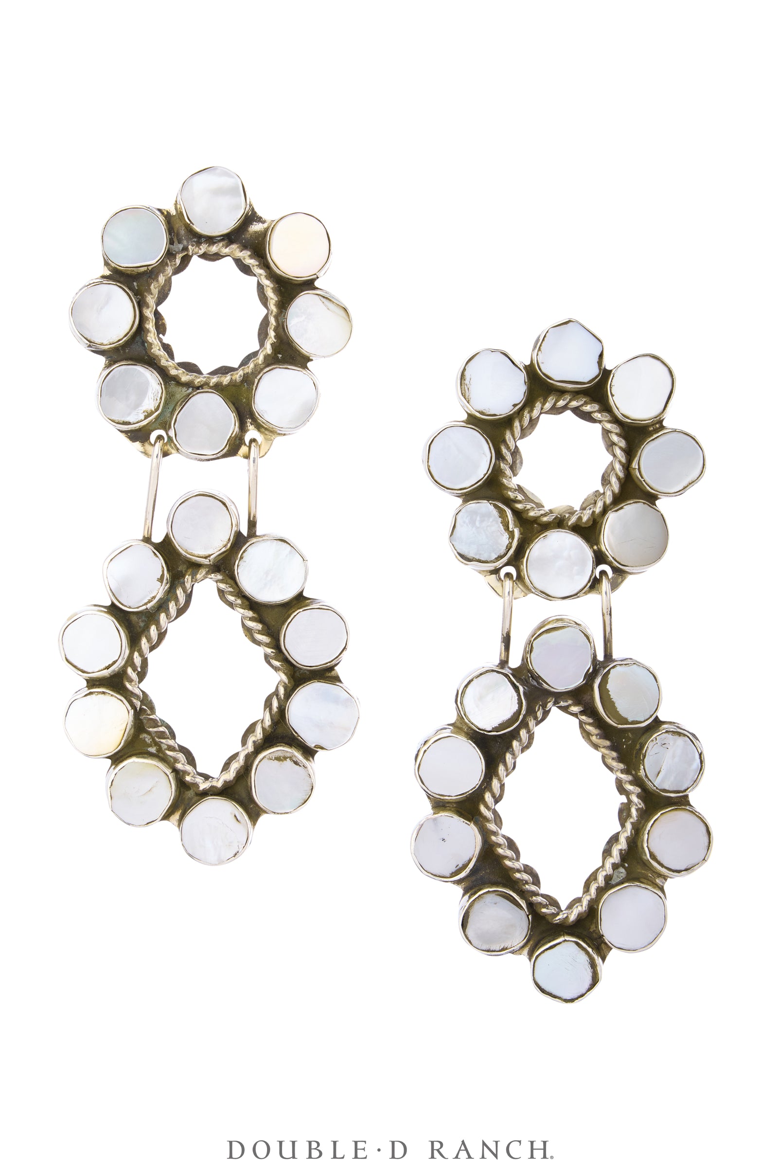 Earrings, Oscar Betz, Drop , Mother of Pearl, Oscar Betz Hallmark, Contemporary, 2367E