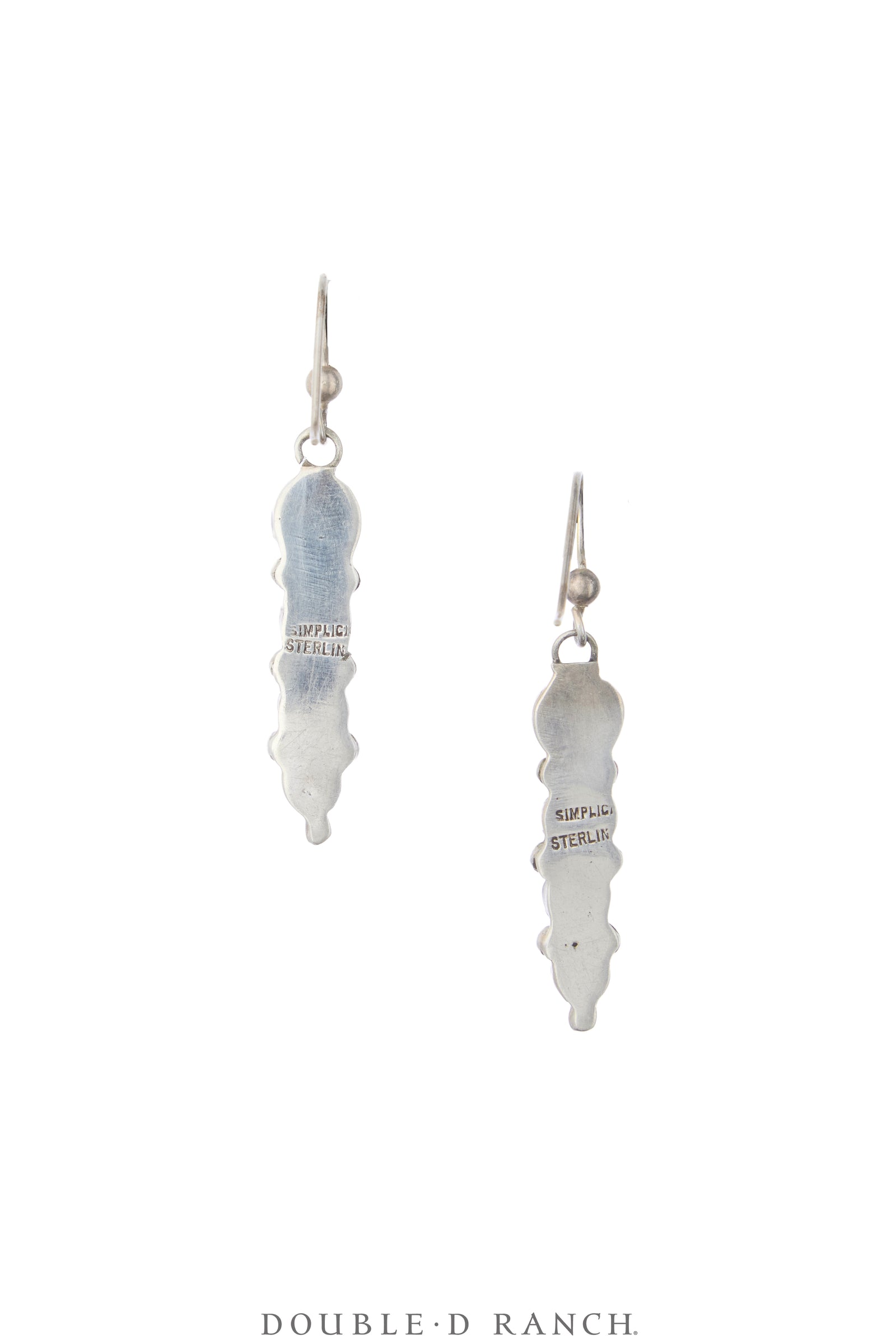 Earrings, Drop, Coral, Four Stone, Hallmark, Vintage, 2373
