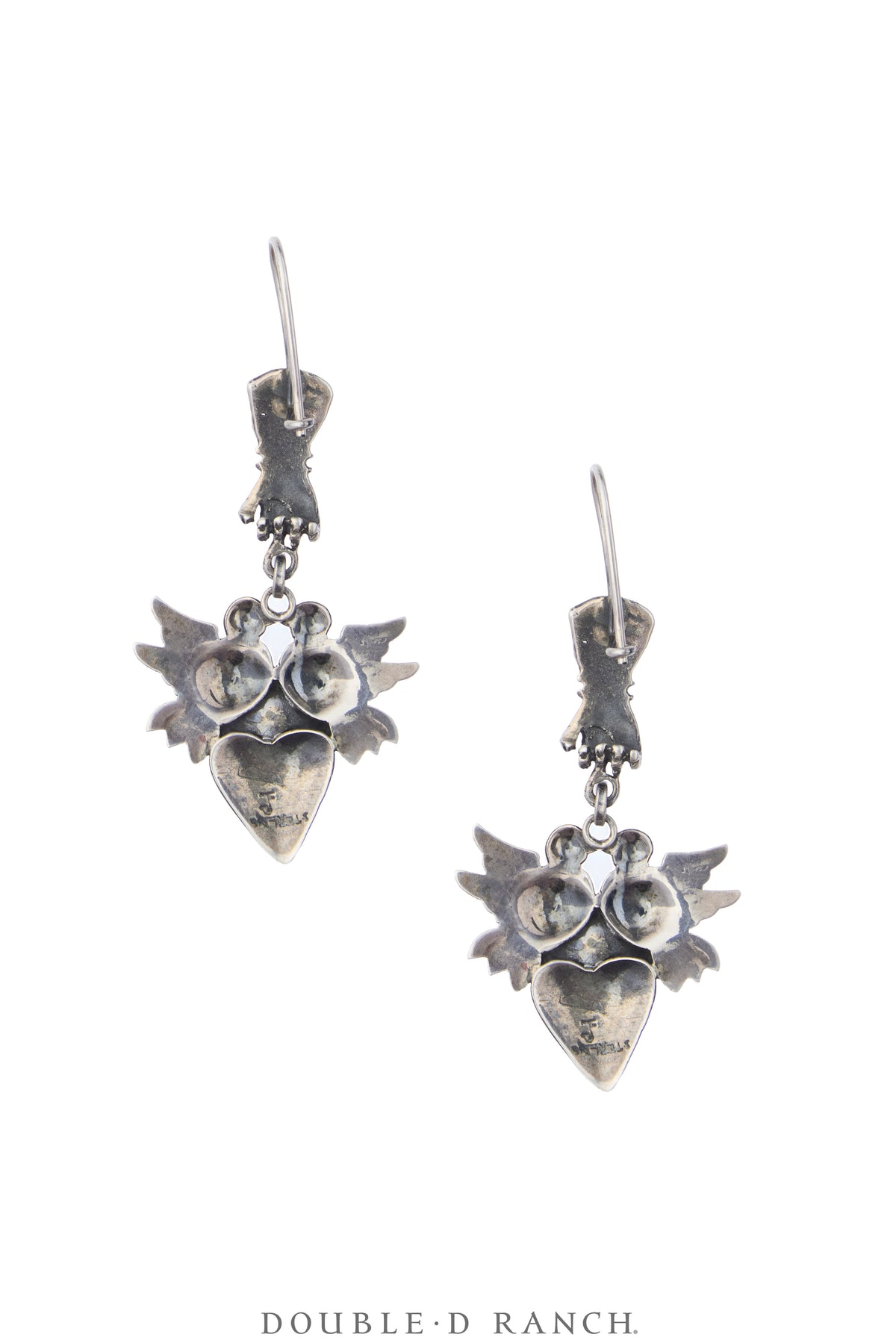 Earrings, Federico, Mazahua, Silver, Hallmark, Contemporary, 2376