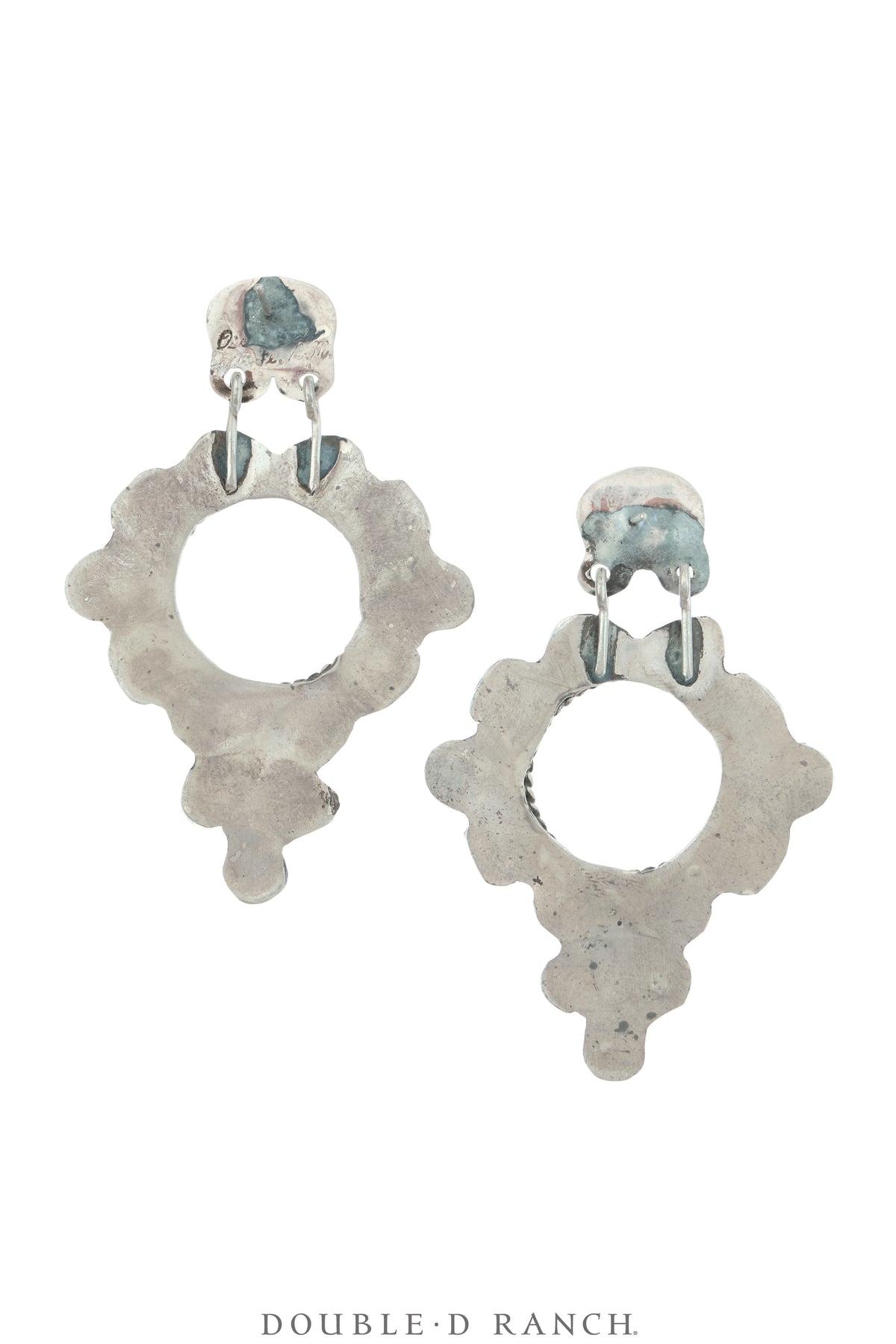 Earrings, Oscar Betz, Unique, Turquoise, Hallmark, 628-T3