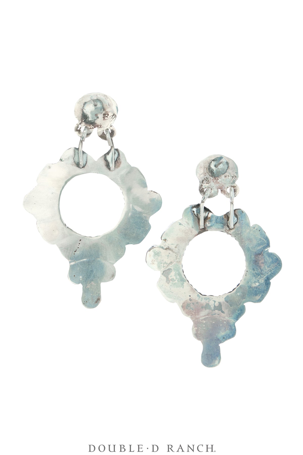 Earrings, Oscar Betz, Unique, Mother of Pearl, Hallmark, 628MOP
