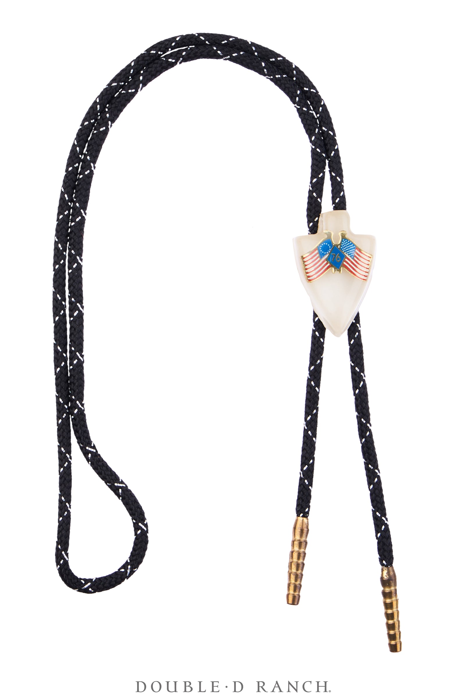 Bolo, Novelty, Lucite, Patriotic Flags ‘76, Vintage ‘70s, 3604