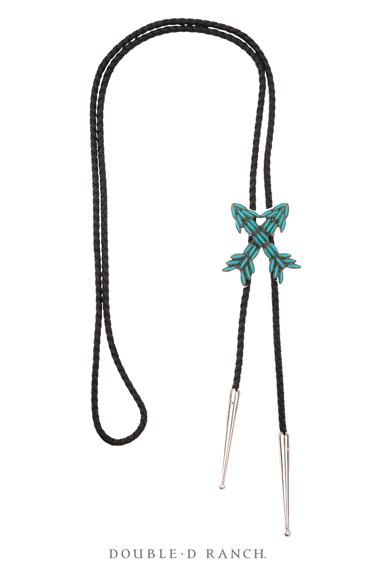 Bolo, Cluster, Turquoise (Faux), Crossed Arrows, Hallmark, Vintage, 3665
