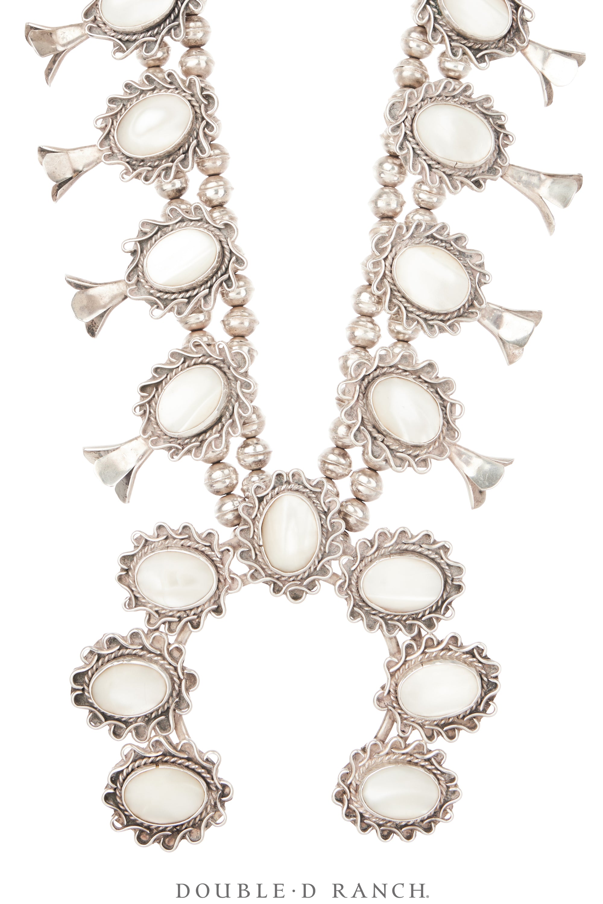 Necklace, Squash Blossom, Mother of Pearl, 3712
