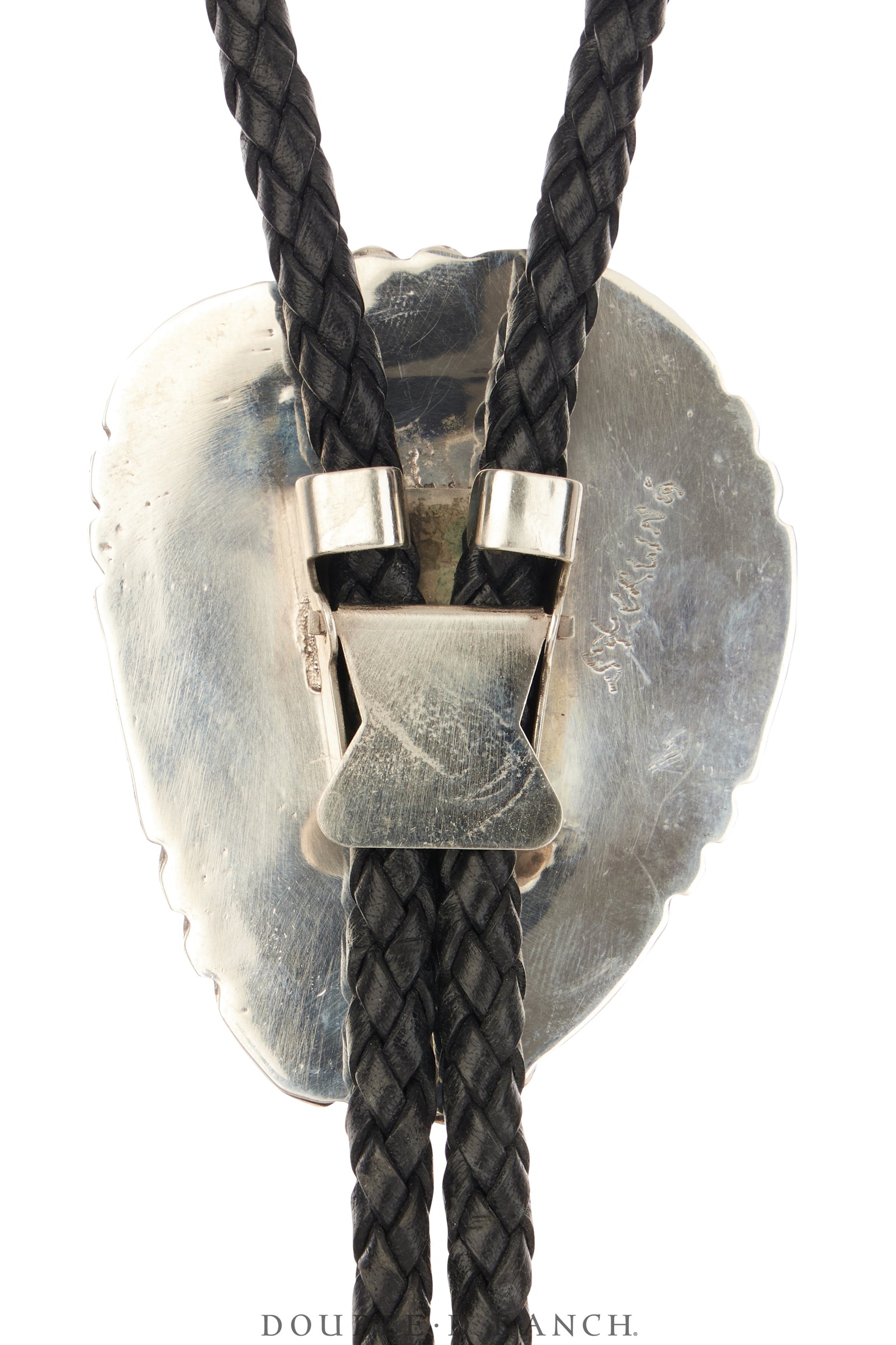 Bolo, Natural Stone, Lapis, Marked, Hallmark, 3716