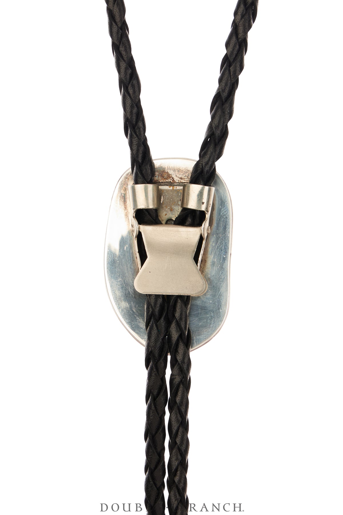 Bolo, Natural Stone, Turquoise, Fox Mine, Heavy Detailed Bezel, Vintage, 3718