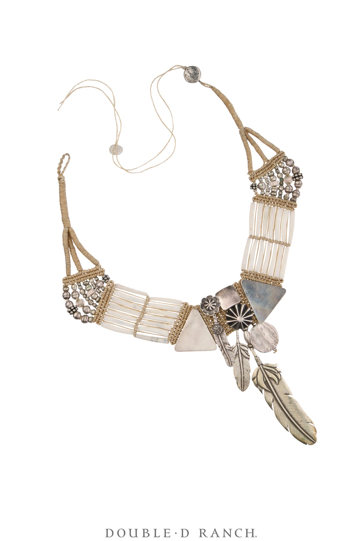 Necklace, Mummy's Bundle, Collar, Dentalium, Hallmark, Vintage, 3728