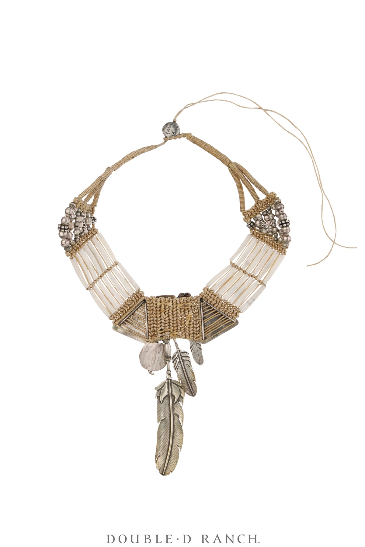 Necklace, Mummy's Bundle, Collar, Dentalium, Hallmark, Vintage, 3728