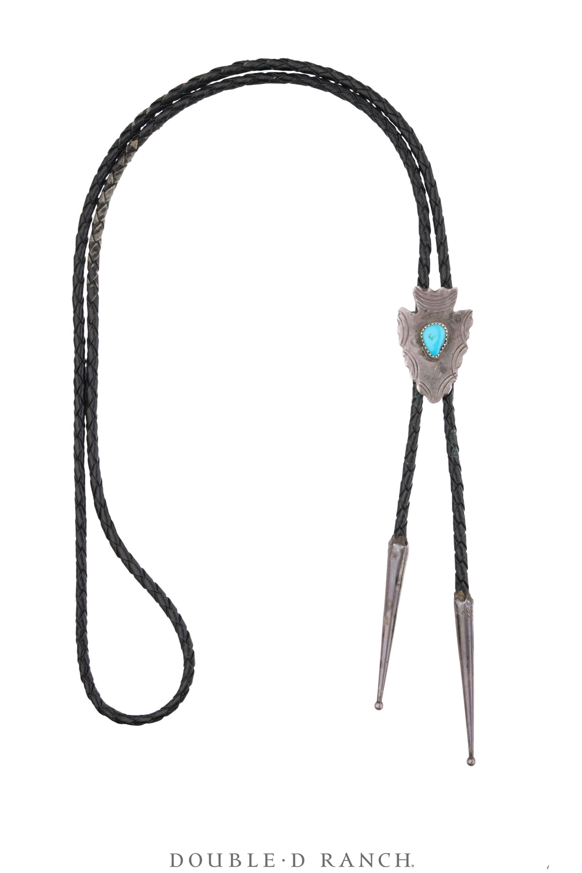 Bolo, Novelty, Turquoise, Arrowhead, Vintage, 3773