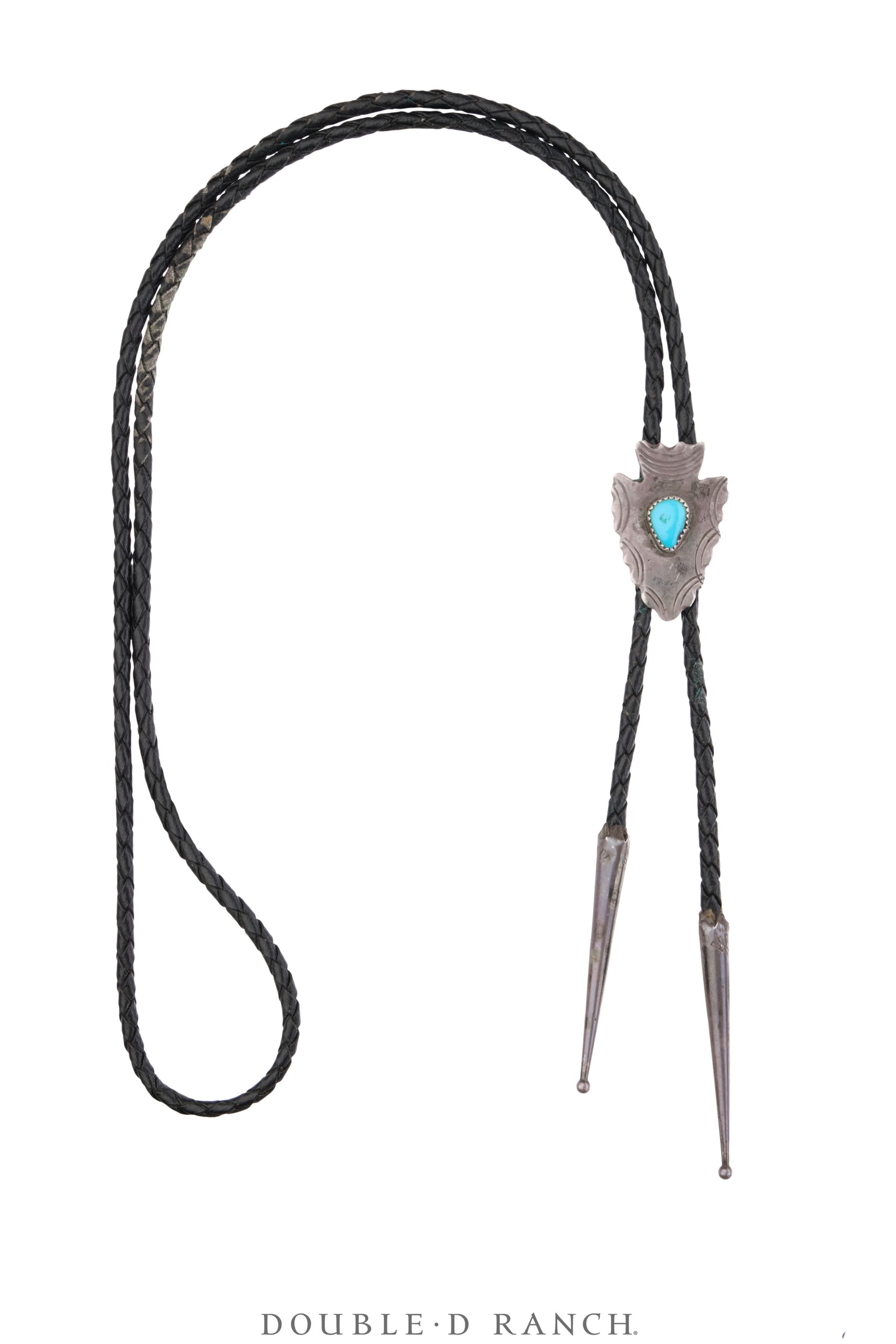 Bolo, Novelty, Turquoise, Arrowhead, Vintage, 3773