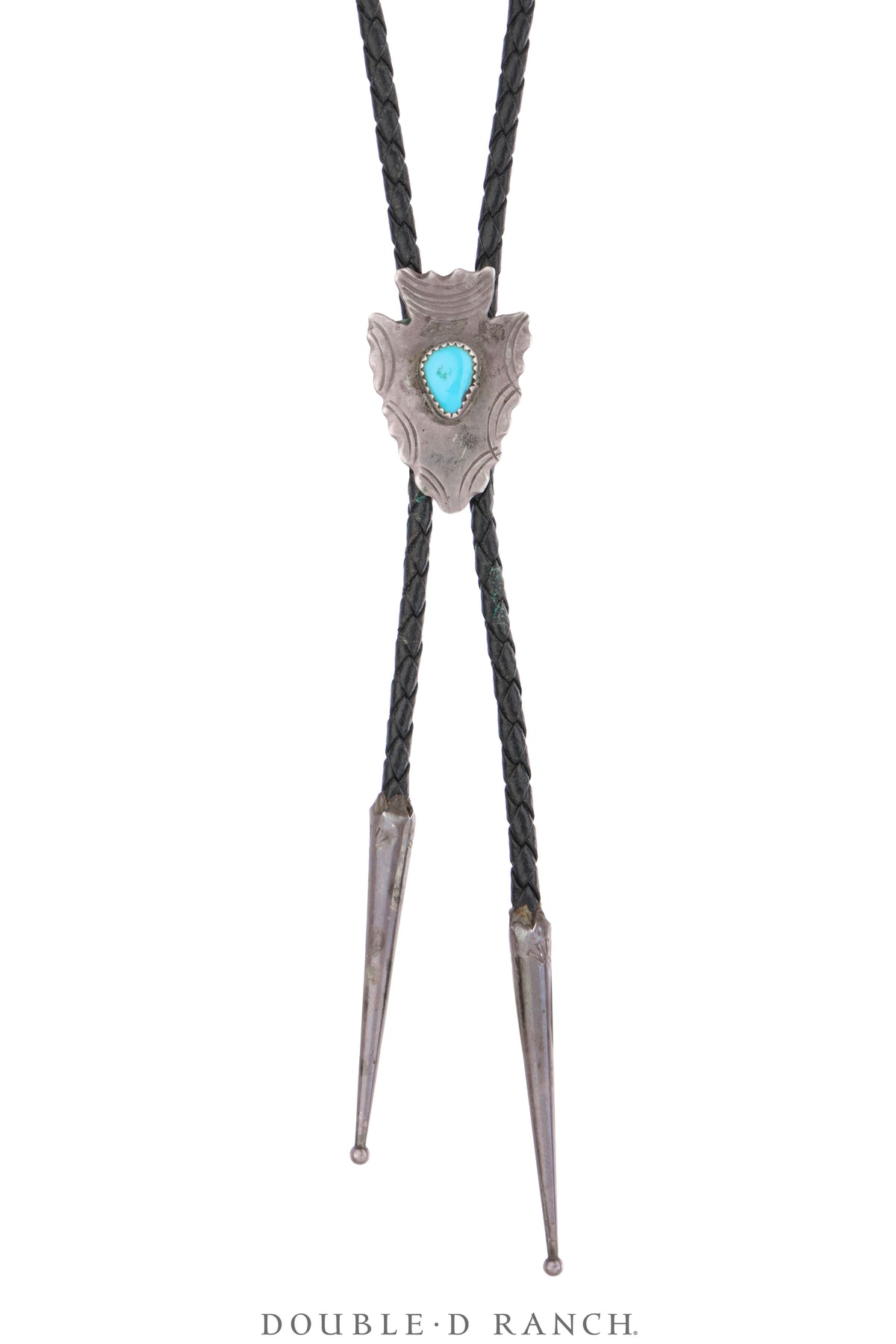 Bolo, Novelty, Turquoise, Arrowhead, Vintage, 3773